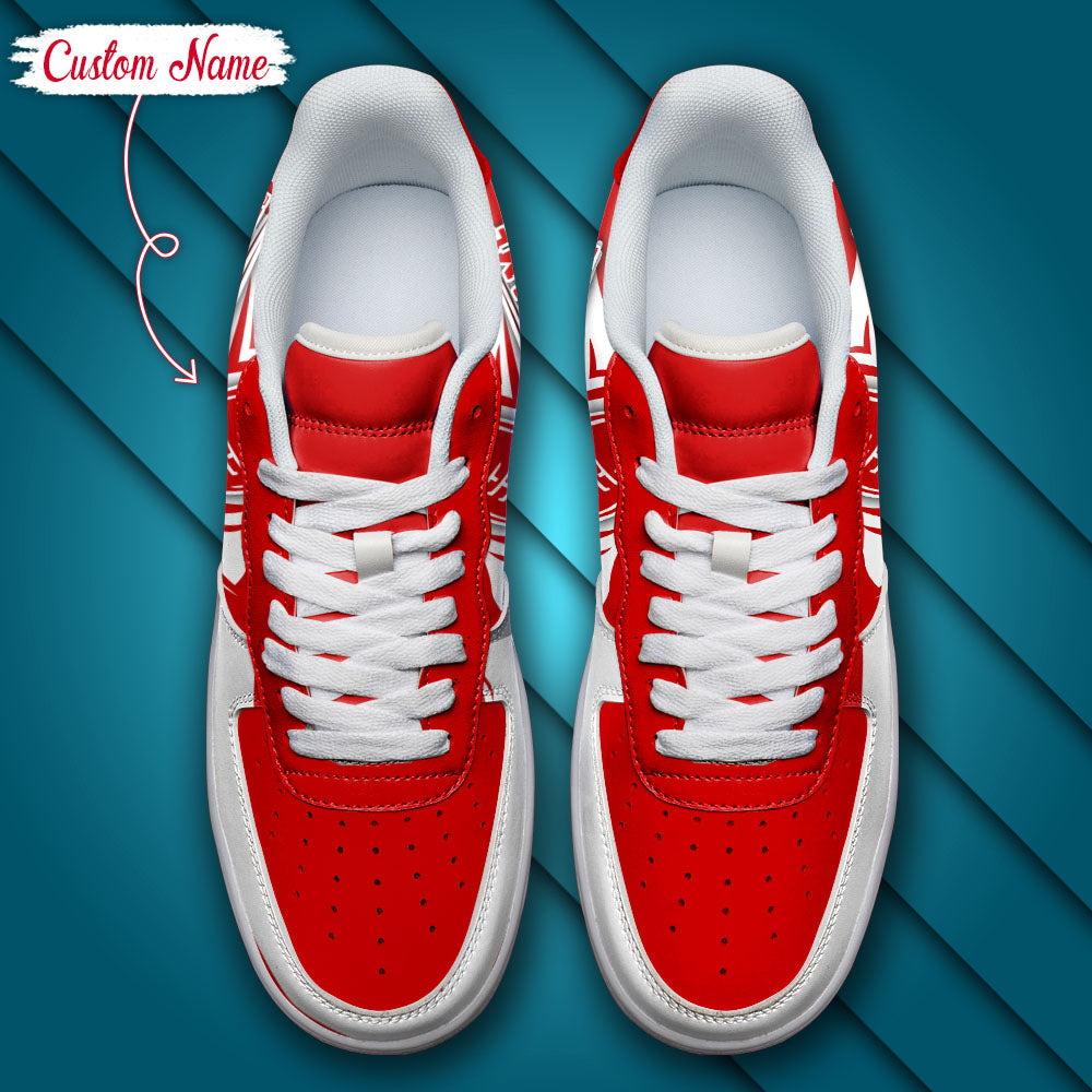 Ideafootwear Utah Utes NCAA Air Low-Top Sneakers Shoes For Men And Women