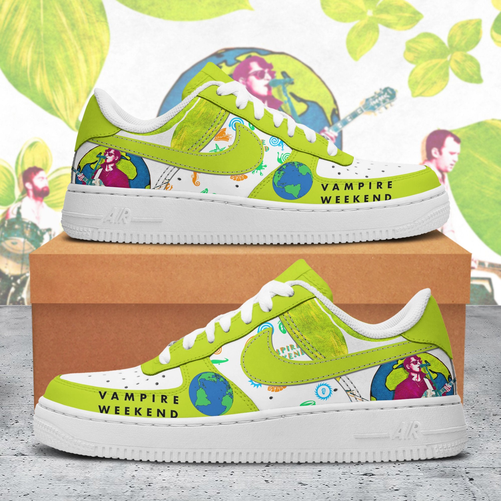 Ideafootwear Vampire Weekend Air Low-Top Sneakers Shoes For Men And Women
