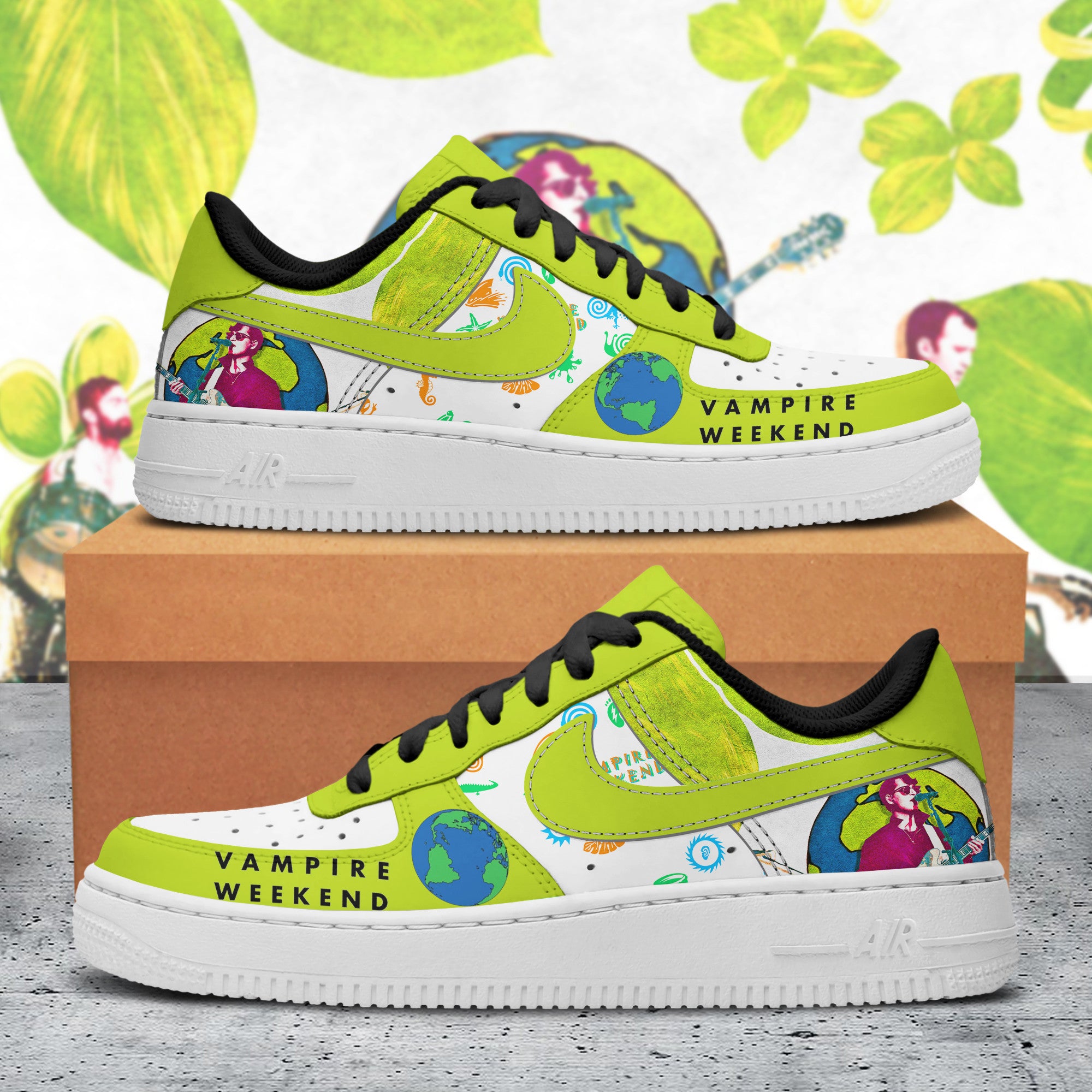 Ideafootwear Vampire Weekend Air Low-Top Sneakers Shoes For Men And Women