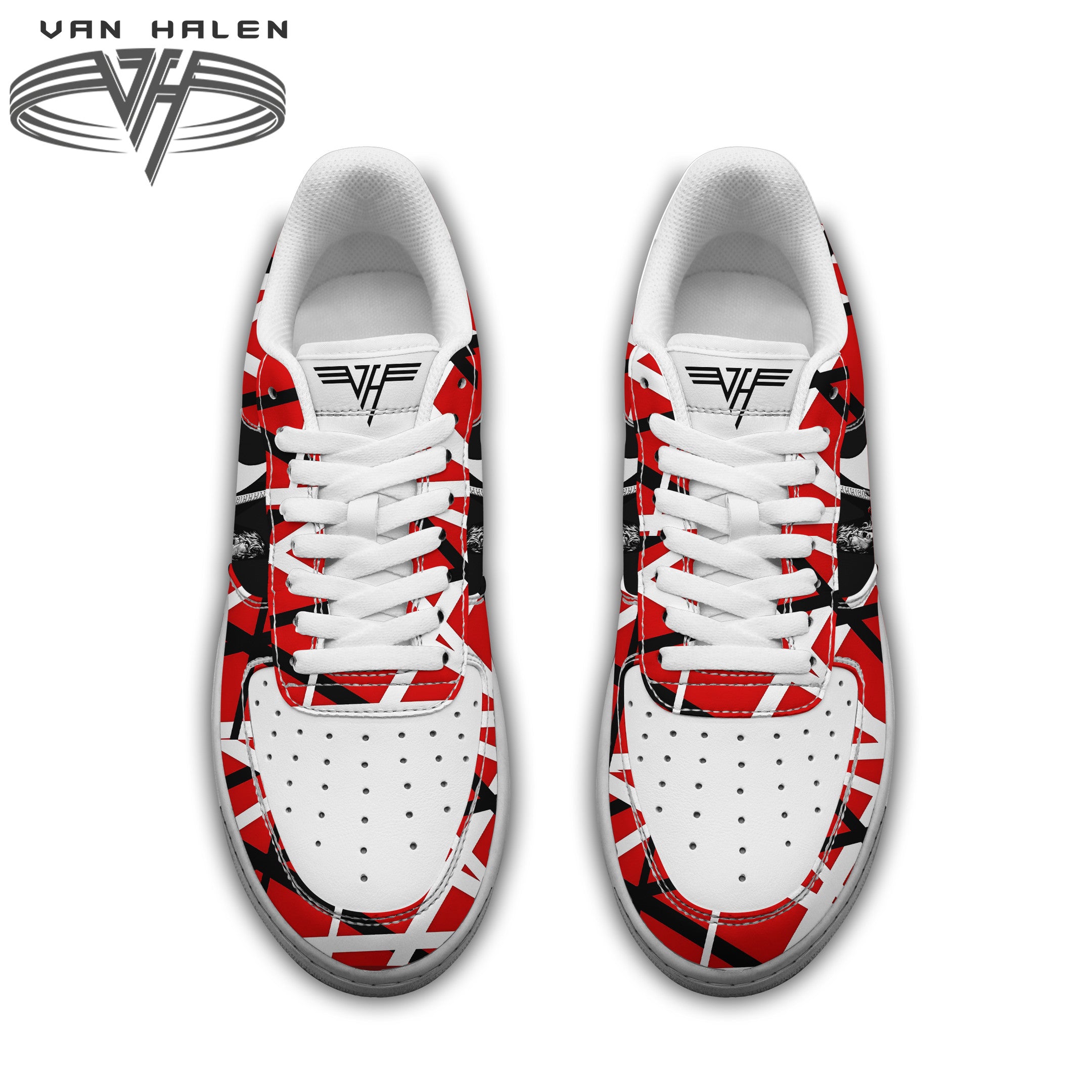 Ideafootwear Van Halen Air Low-Top Sneakers Shoes For Men And Women
