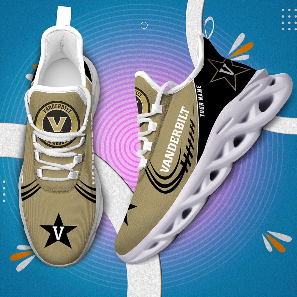 Ideafootwear Vanderbilt Commodores Max Soul Shoes Sneakers For Men And Women