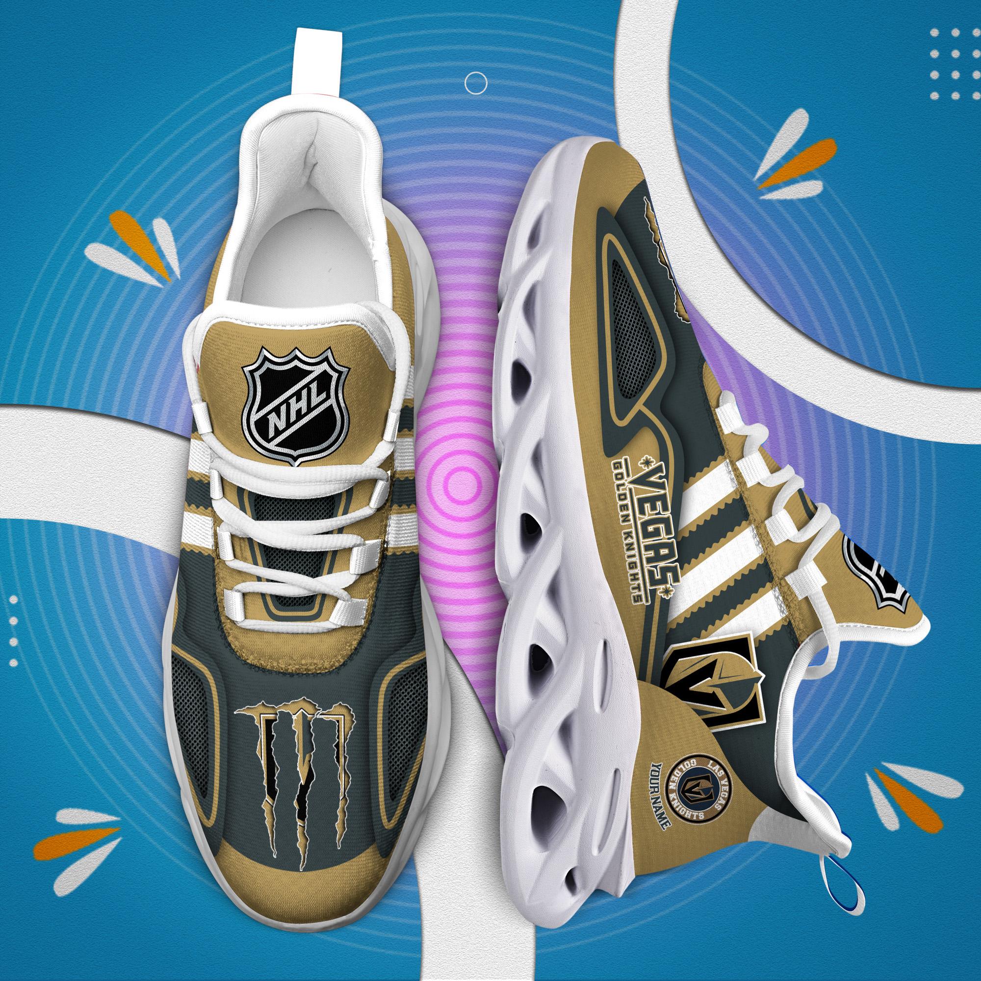 Ideafootwear Vegas Golden Knights Max Soul Shoes Sneakers For Men And Women