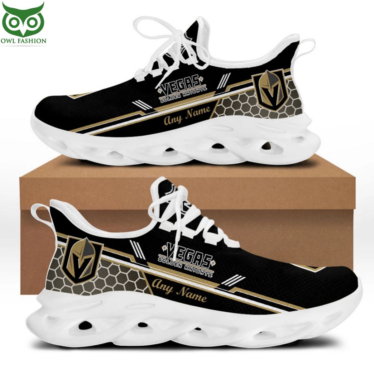 Ideafootwear Vegas Golden Knights Max Soul Shoes Sneakers For Men And Women