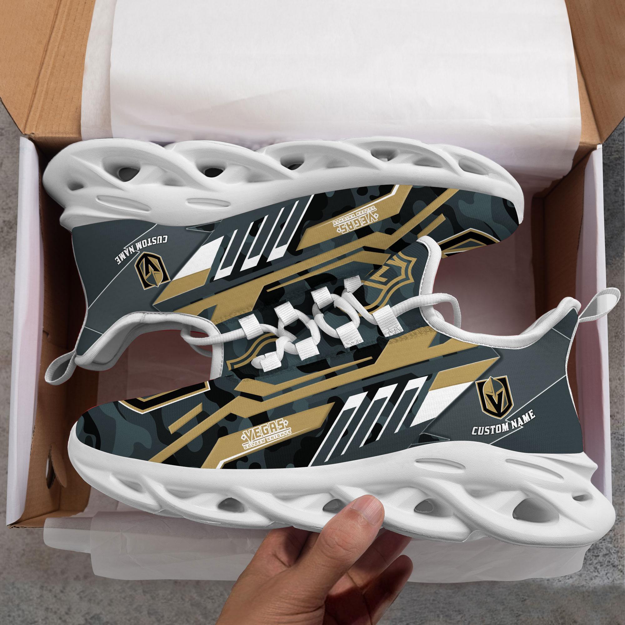 Ideafootwear Vegas Golden Knights Max Soul Shoes Sneakers For Men And Women