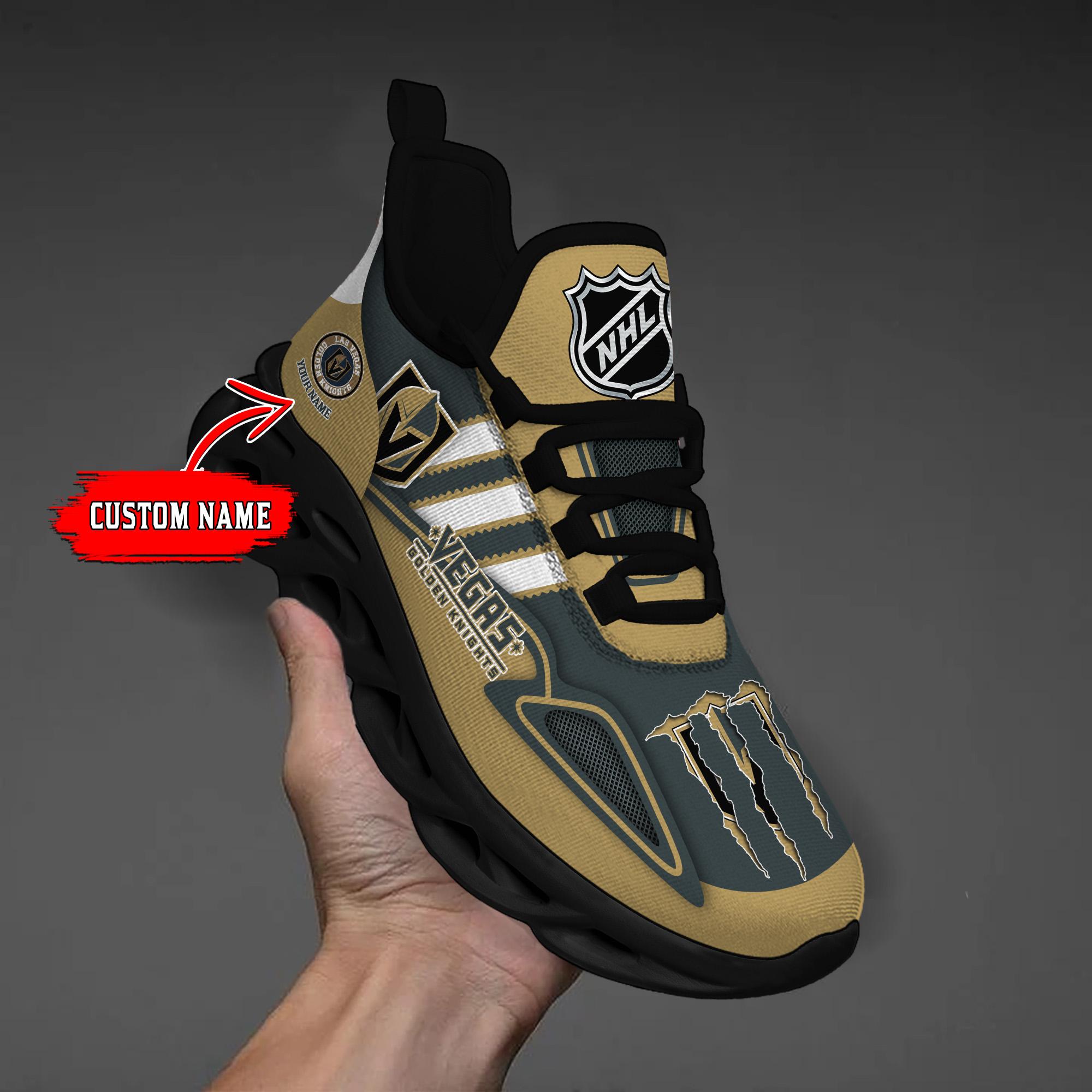 Ideafootwear Vegas Golden Knights Max Soul Shoes Sneakers For Men And Women