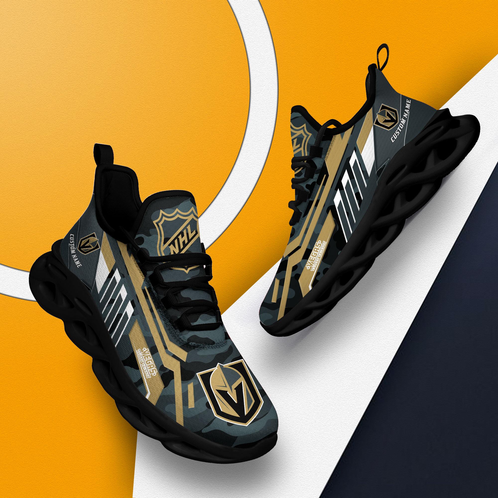 Ideafootwear Vegas Golden Knights Max Soul Shoes Sneakers For Men And Women