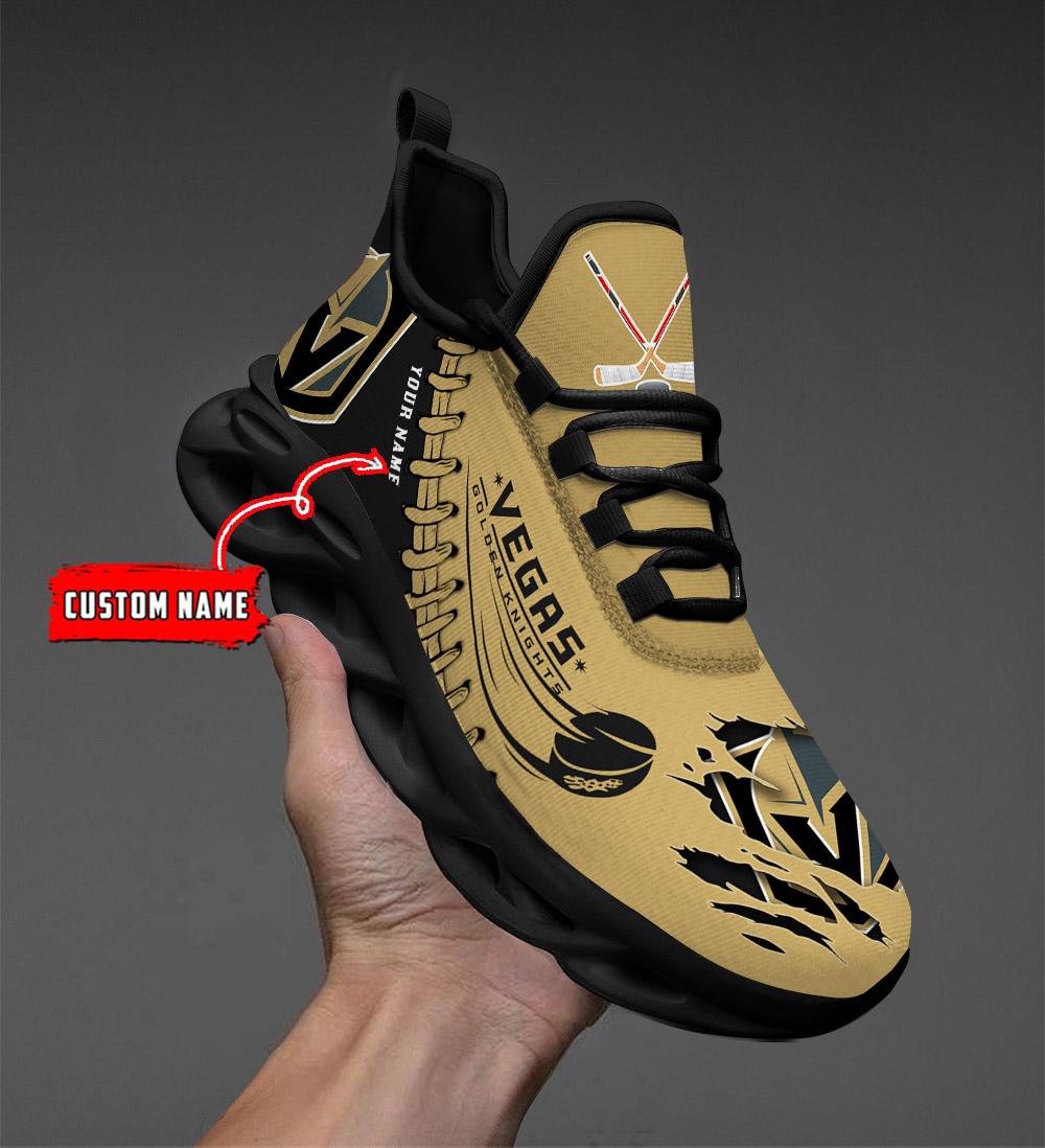 Ideafootwear Vegas Golden Knights Max Soul Shoes Sneakers For Men And Women