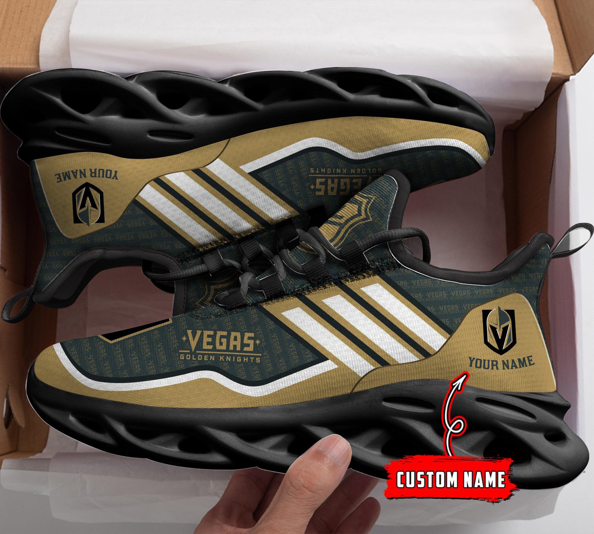 Ideafootwear Vegas Golden Knights Max Soul Shoes Sneakers For Men And Women