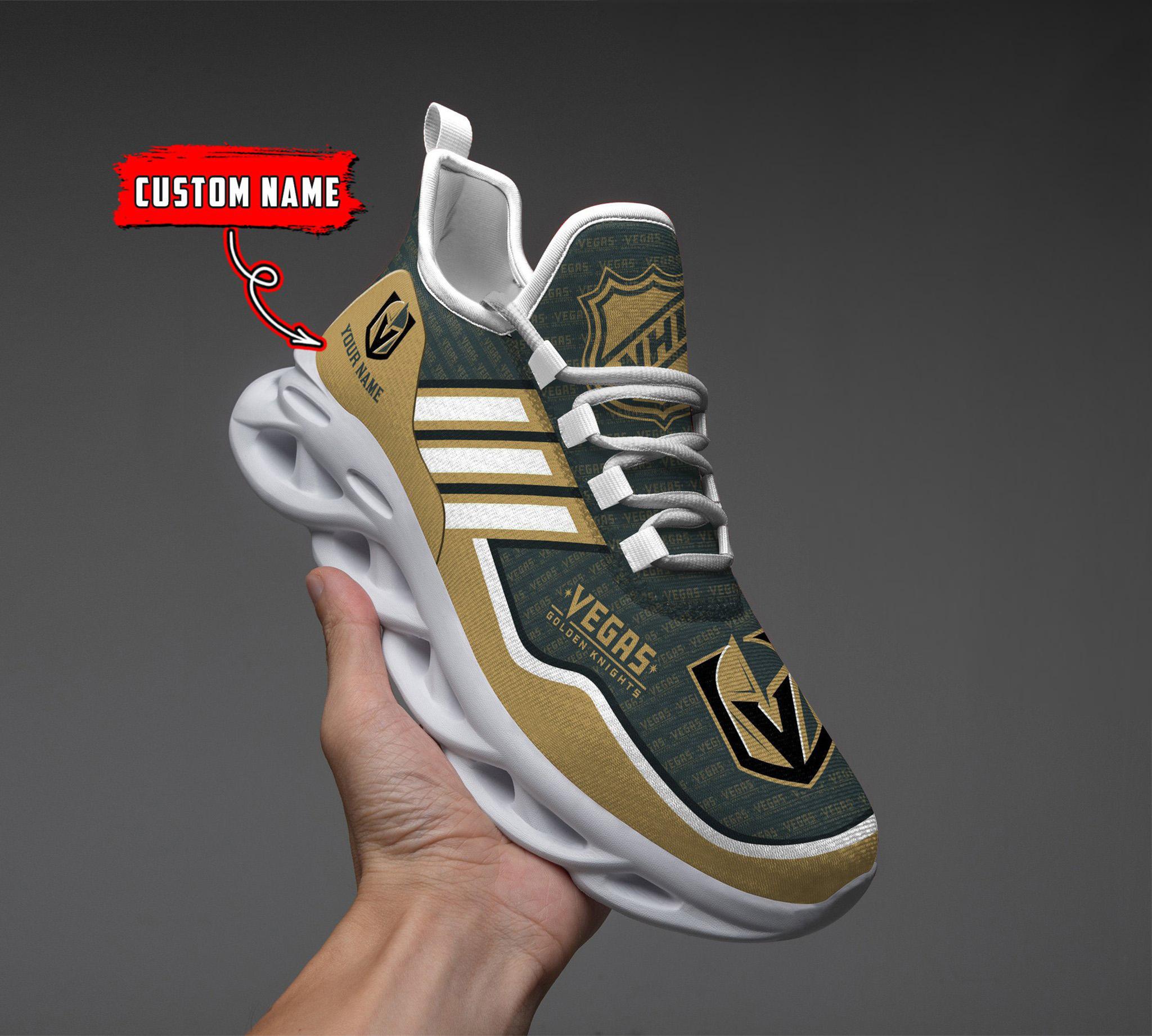 Ideafootwear Vegas Golden Knights Max Soul Shoes Sneakers For Men And Women