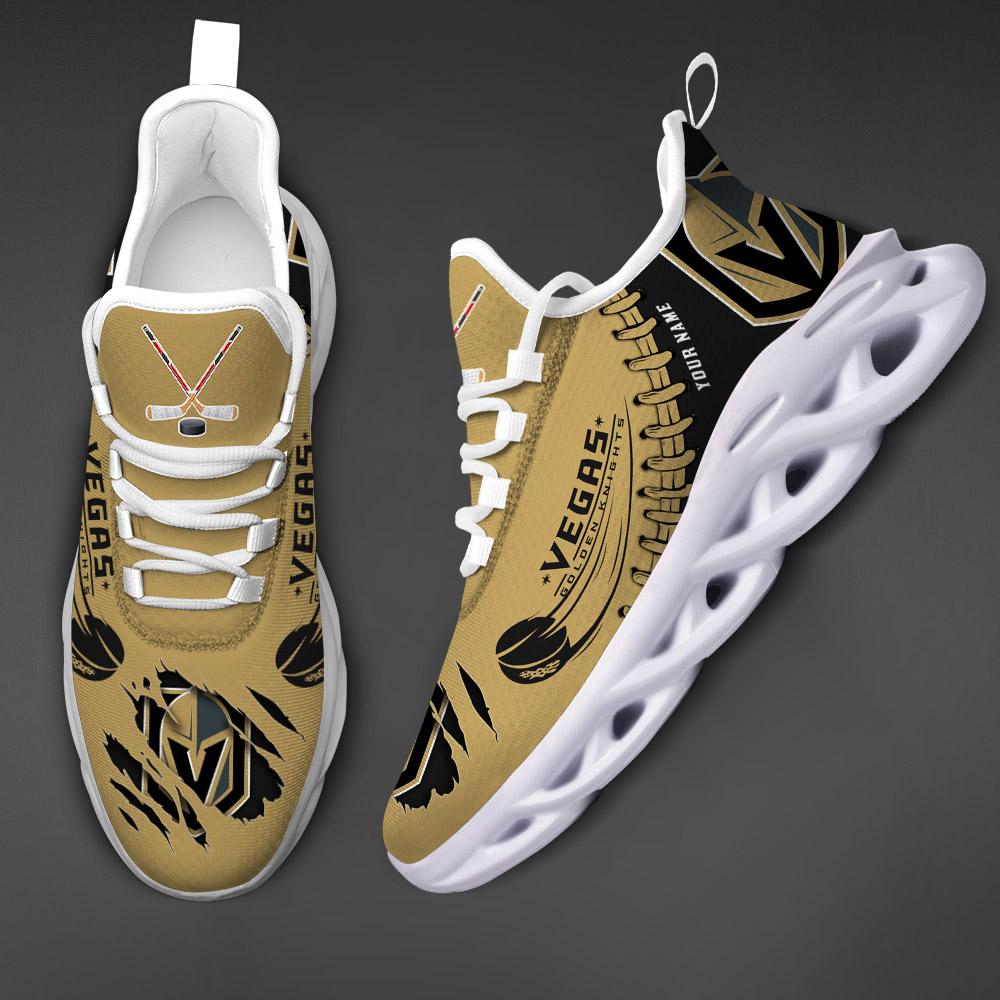 Ideafootwear Vegas Golden Knights Max Soul Shoes Sneakers For Men And Women