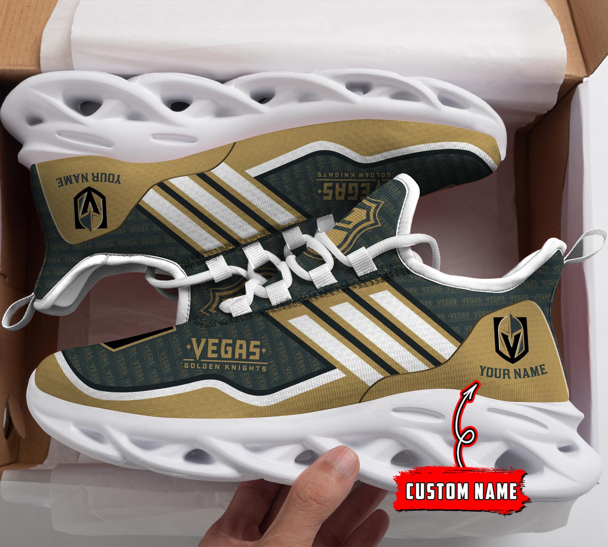 Ideafootwear Vegas Golden Knights Max Soul Shoes Sneakers For Men And Women