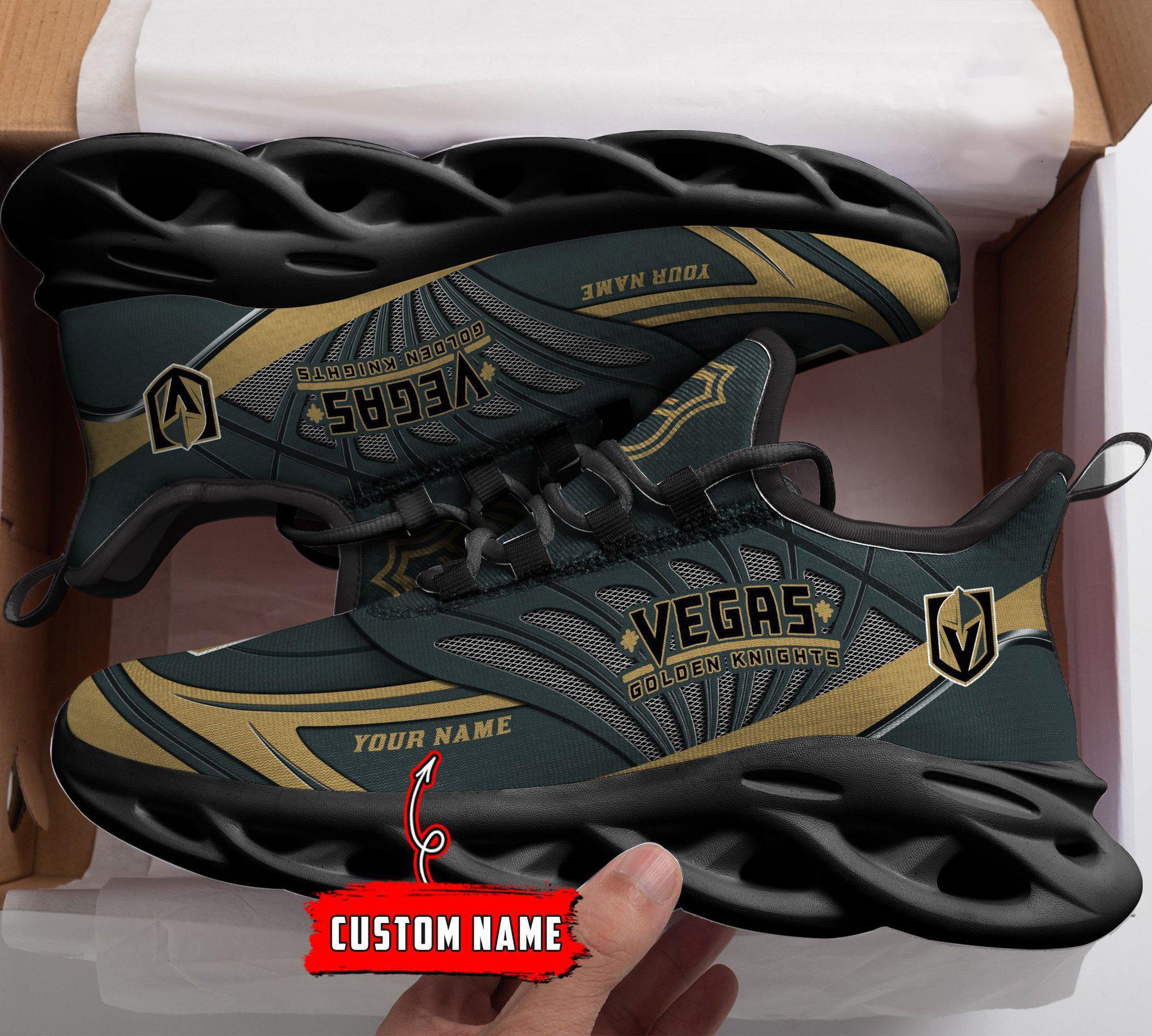 Ideafootwear Vegas Golden Knights Max Soul Shoes Sneakers For Men And Women