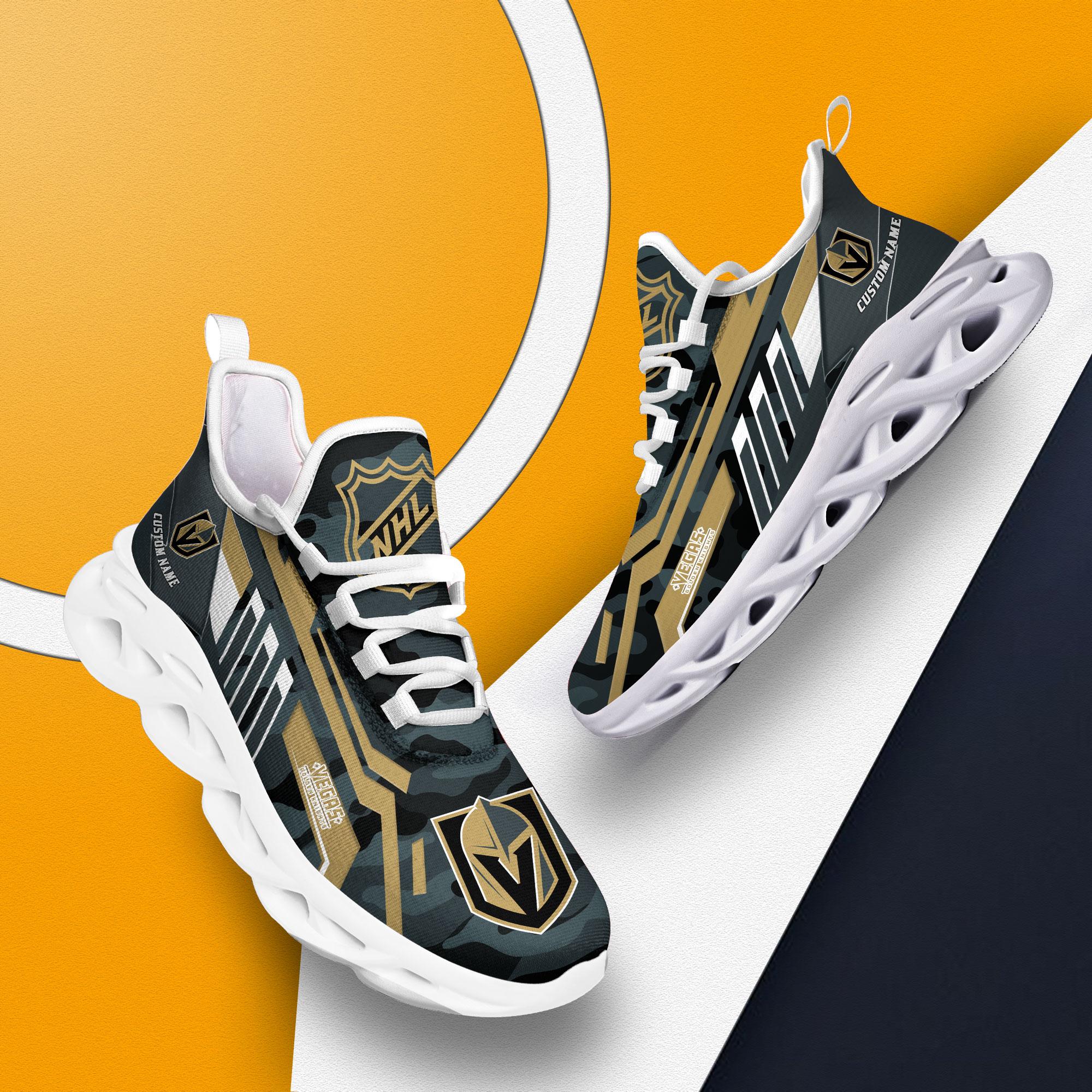 Ideafootwear Vegas Golden Knights Max Soul Shoes Sneakers For Men And Women
