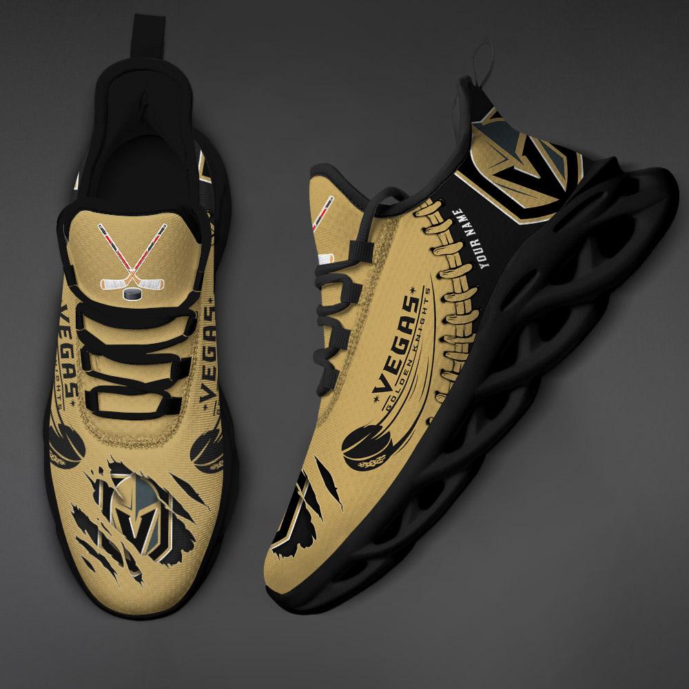 Ideafootwear Vegas Golden Knights Max Soul Shoes Sneakers For Men And Women