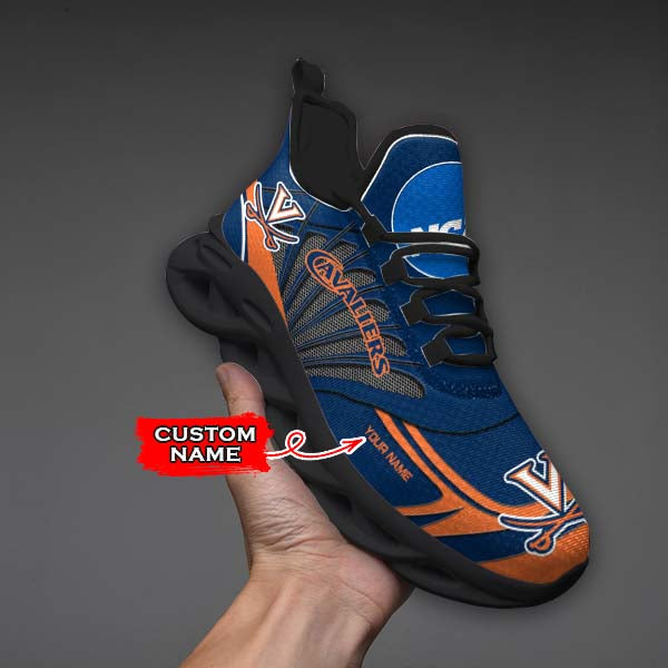 Ideafootwear Virginia Cavaliers NCAA Max Soul Shoes Sneakers For Men And Women