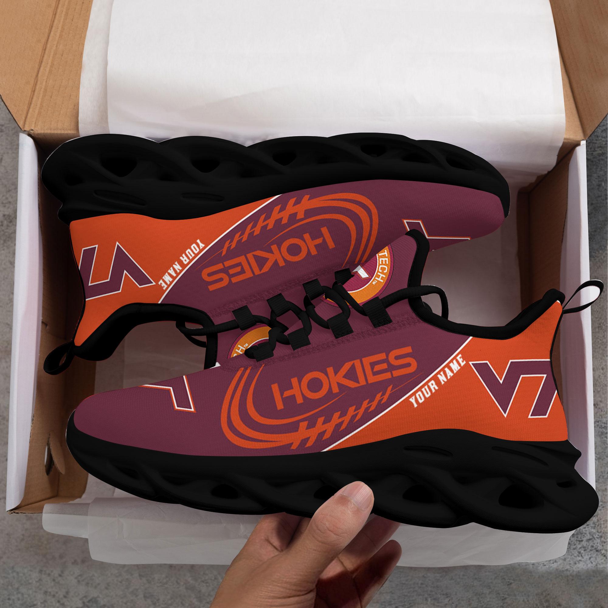 Ideafootwear Virginia Tech Hokies Max Soul Shoes Sneakers For Men And Women