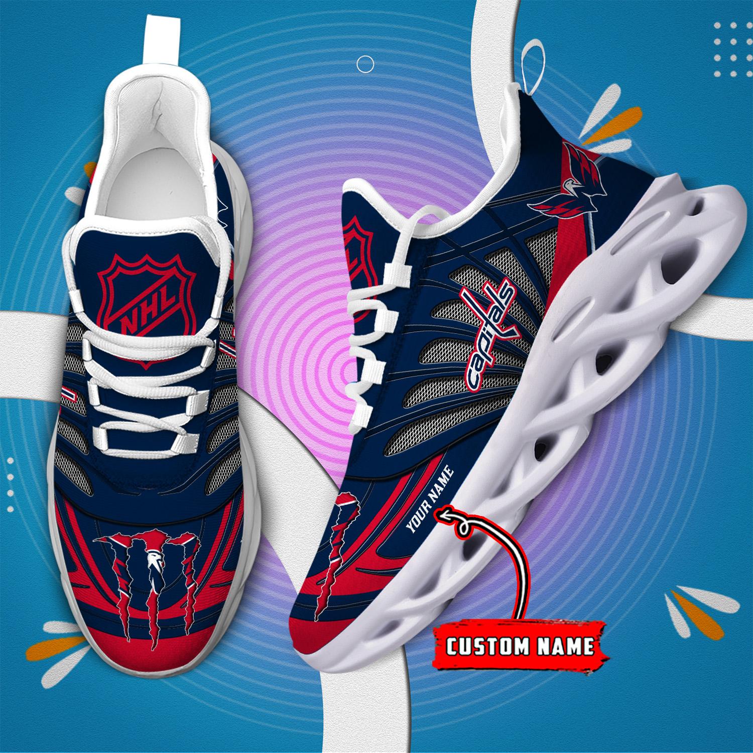 Ideafootwear Washington Capitals Max Soul Shoes Sneakers For Men And Women
