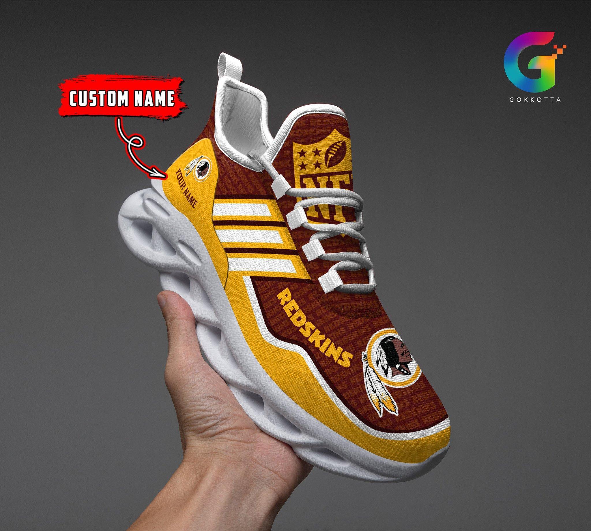 Ideafootwear Washington Commanders Max Soul Shoes Sneakers For Men And Women
