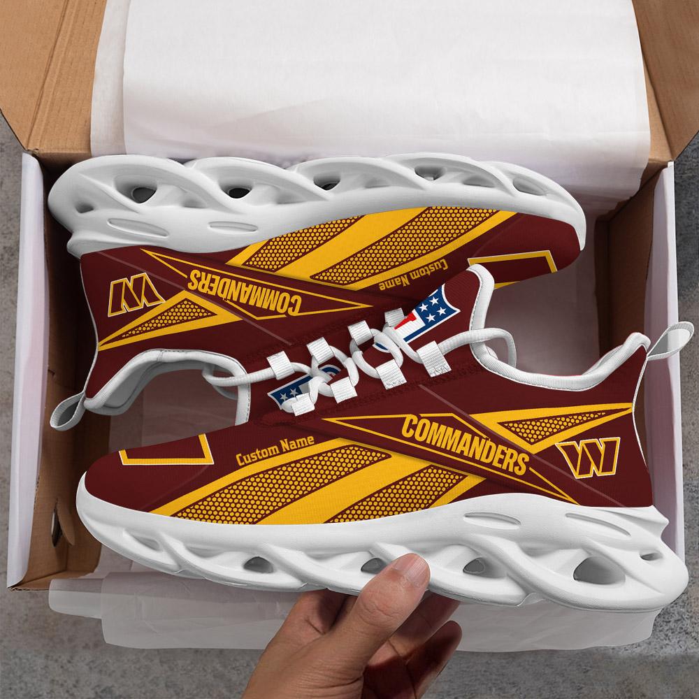 Ideafootwear Washington Commanders Max Soul Shoes Sneakers For Men And Women
