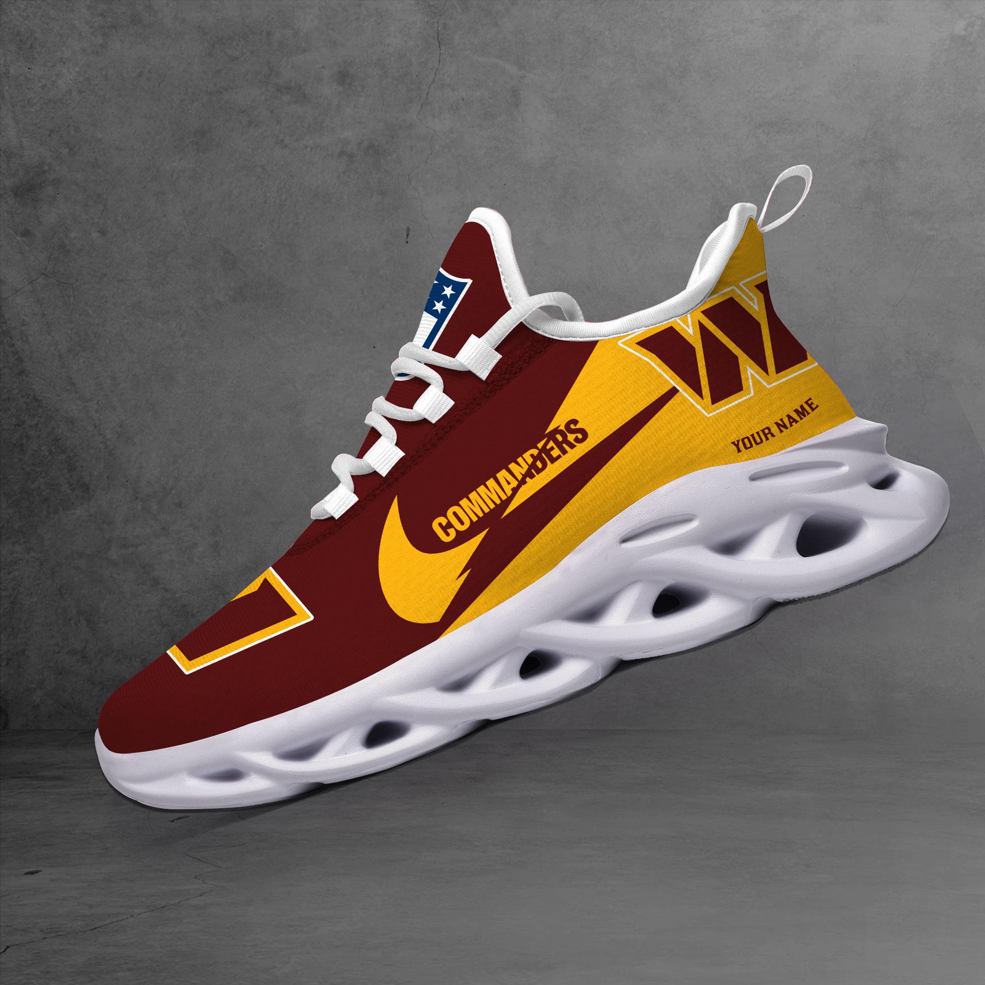 Ideafootwear Washington Commanders Max Soul Shoes Sneakers For Men And Women