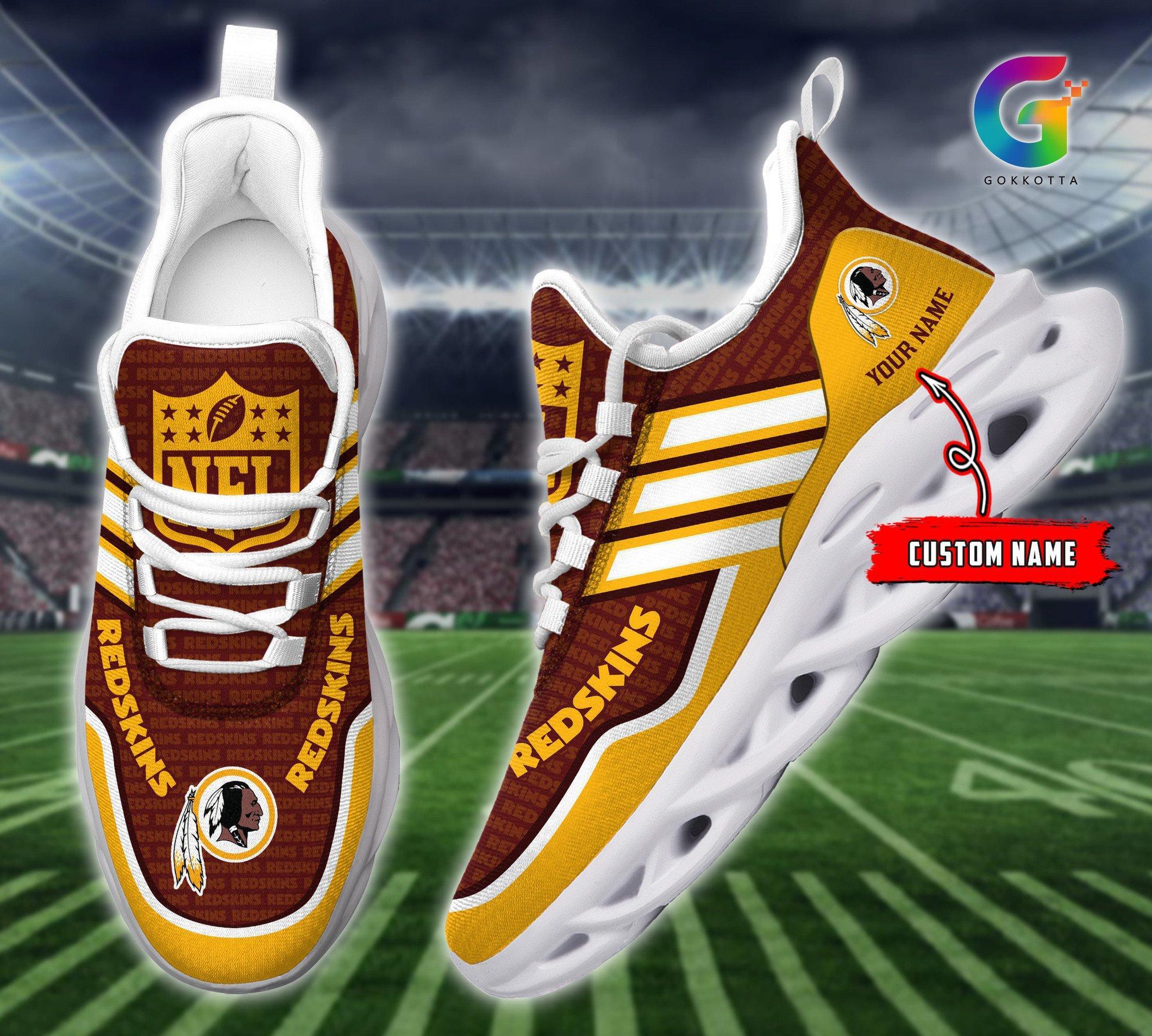 Ideafootwear Washington Commanders Max Soul Shoes Sneakers For Men And Women