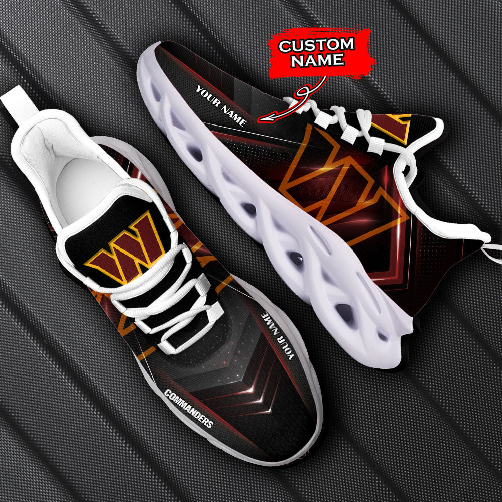 Ideafootwear Washington Commanders NFL Max Soul Shoes Sneakers For Men And Women
