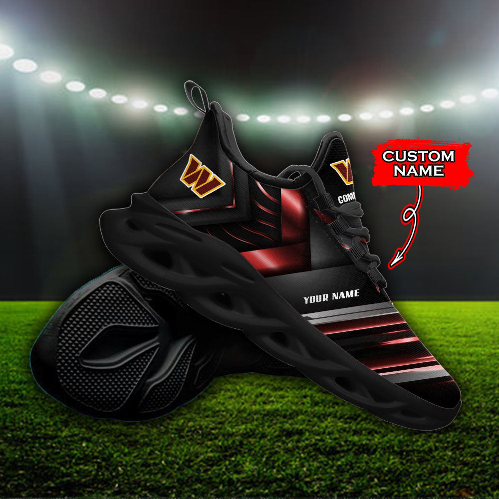 Ideafootwear Washington Commanders NFL Max Soul Shoes Sneakers For Men And Women