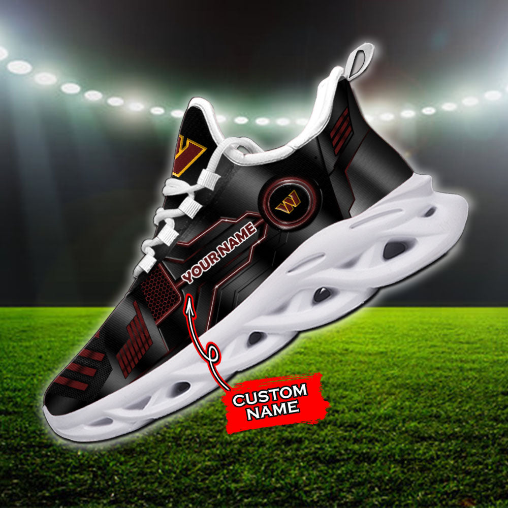 Ideafootwear Washington Commanders NFL Max Soul Shoes Sneakers For Men And Women
