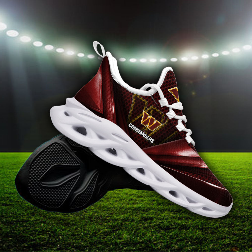 Ideafootwear Washington Commanders NFL Max Soul Shoes Sneakers For Men And Women