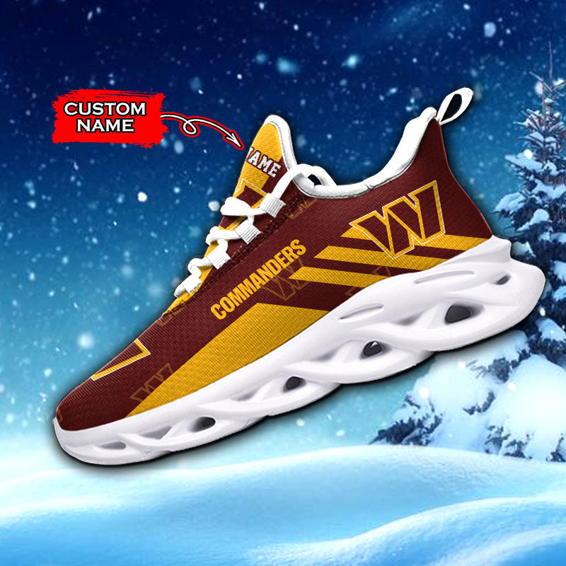 Ideafootwear Washington Commanders NFL Max Soul Shoes Sneakers For Men And Women