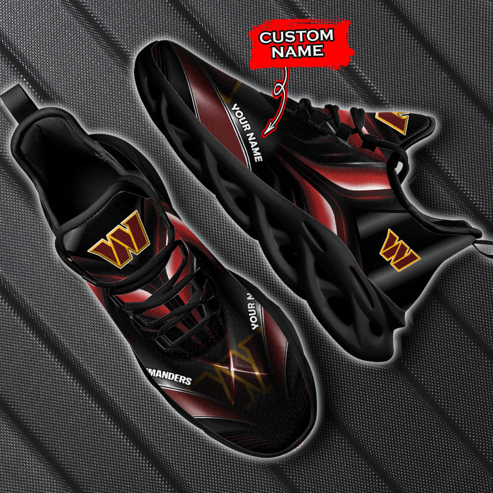 Ideafootwear Washington Commanders NFL Max Soul Shoes Sneakers For Men And Women