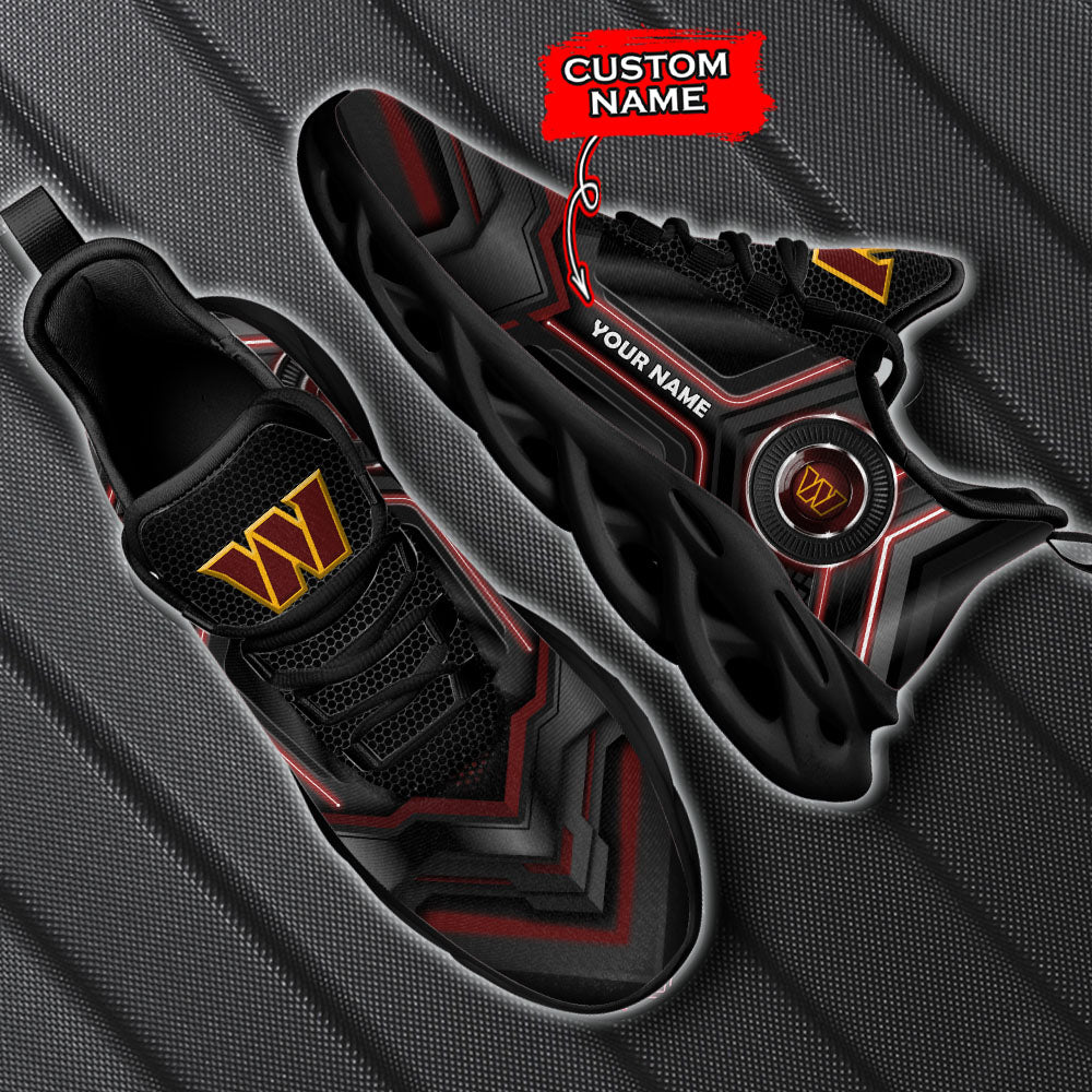Ideafootwear Washington Commanders NFL Max Soul Shoes Sneakers For Men And Women