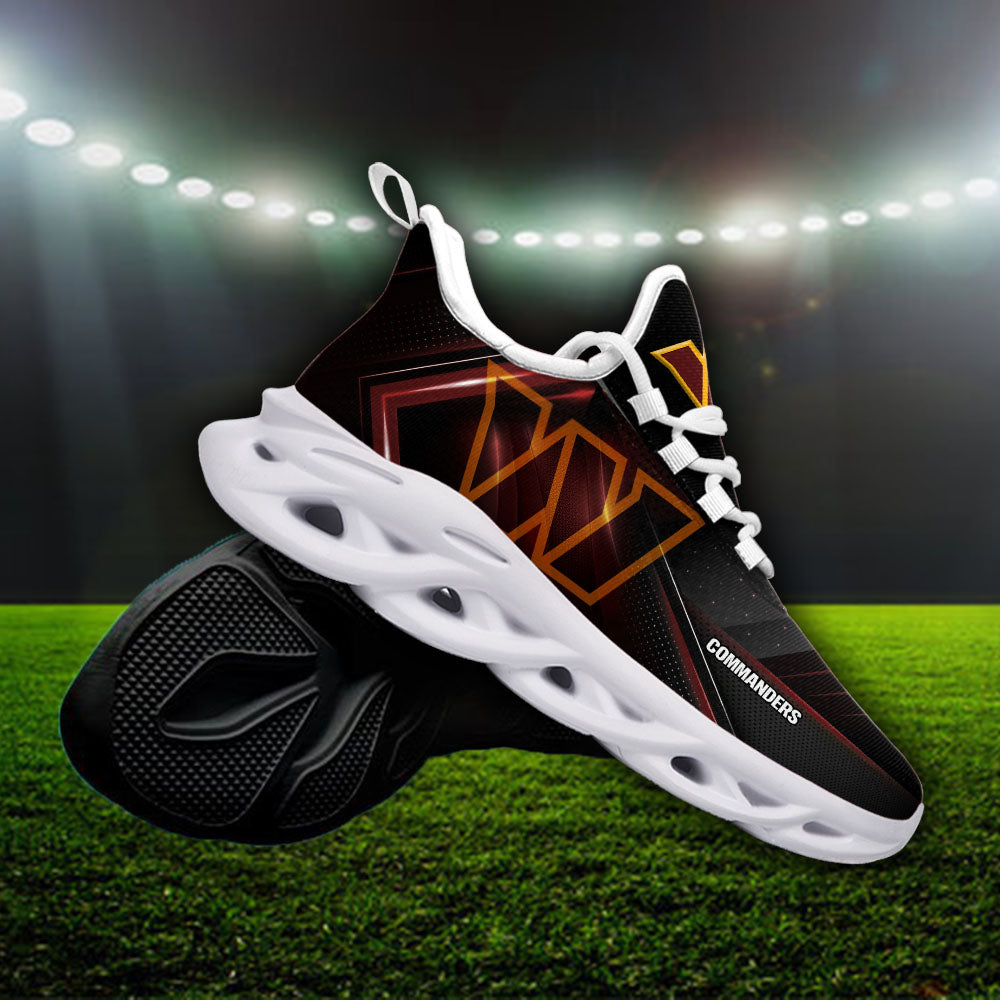 Ideafootwear Washington Commanders NFL Max Soul Shoes Sneakers For Men And Women