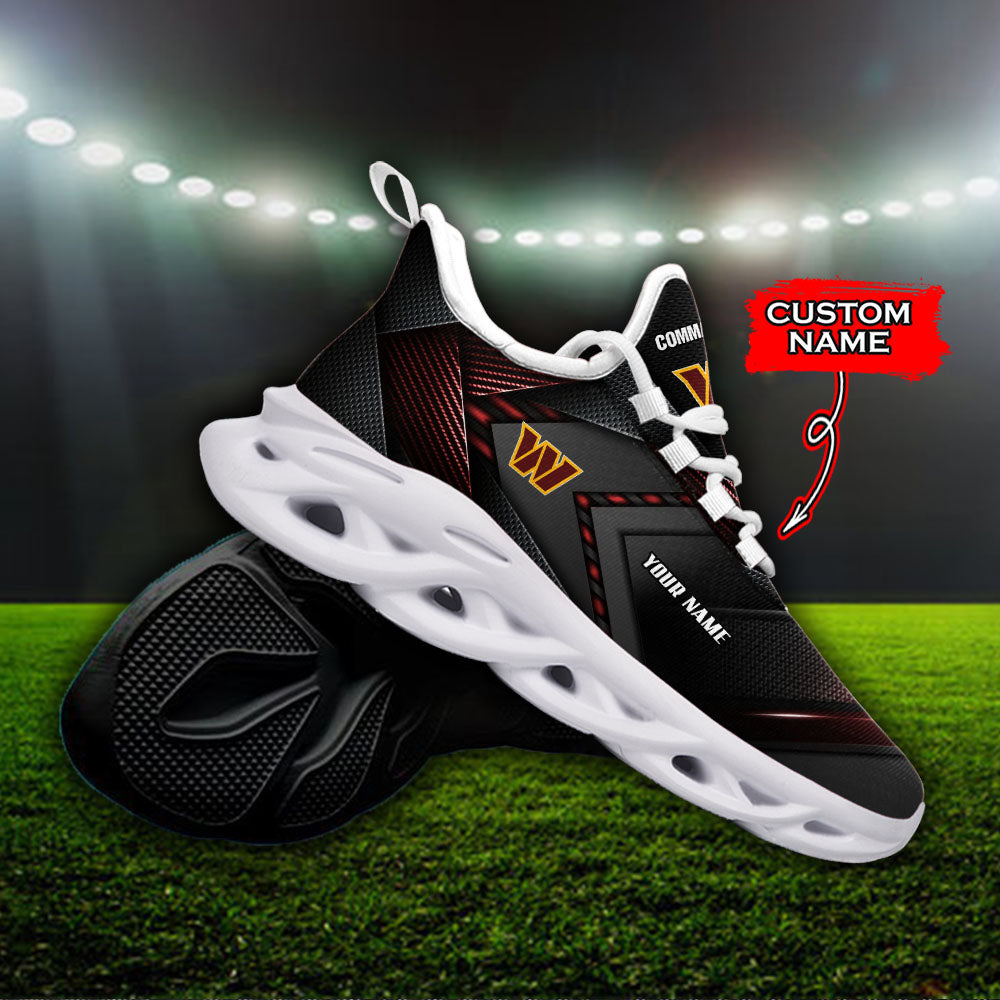 Ideafootwear Washington Commanders NFL Max Soul Shoes Sneakers For Men And Women