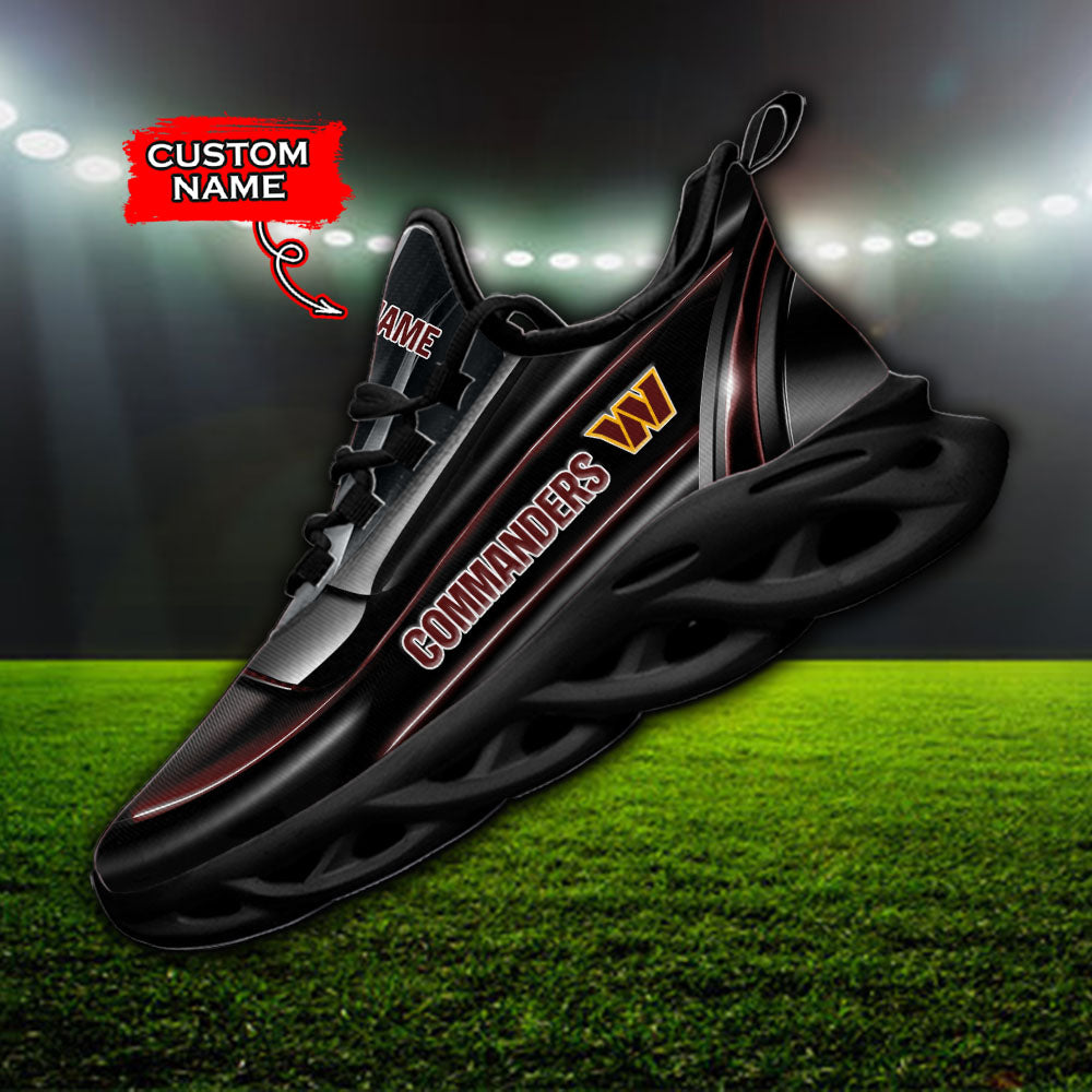 Ideafootwear Washington Commanders NFL Max Soul Shoes Sneakers For Men And Women