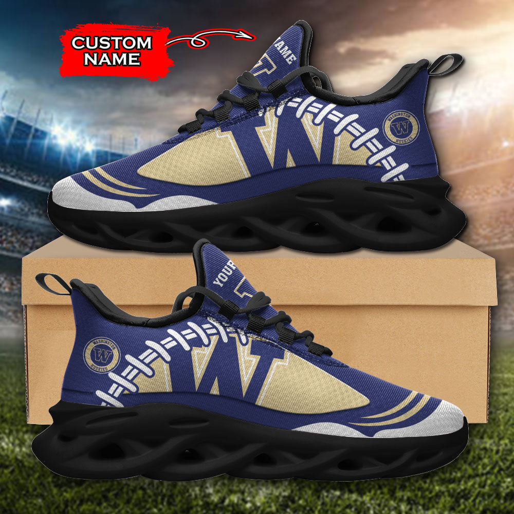 Ideafootwear Washington Huskies NCAA Max Soul Shoes Sneakers For Men And Women
