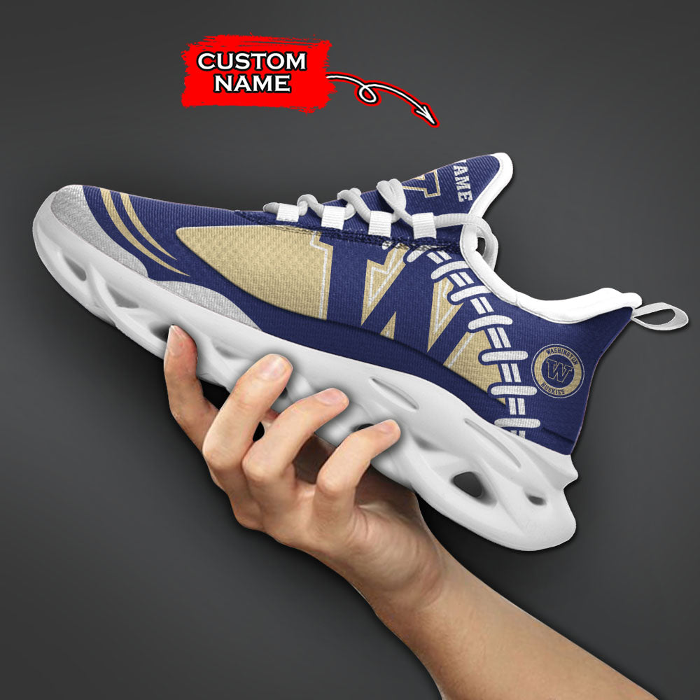 Ideafootwear Washington Huskies NCAA Max Soul Shoes Sneakers For Men And Women