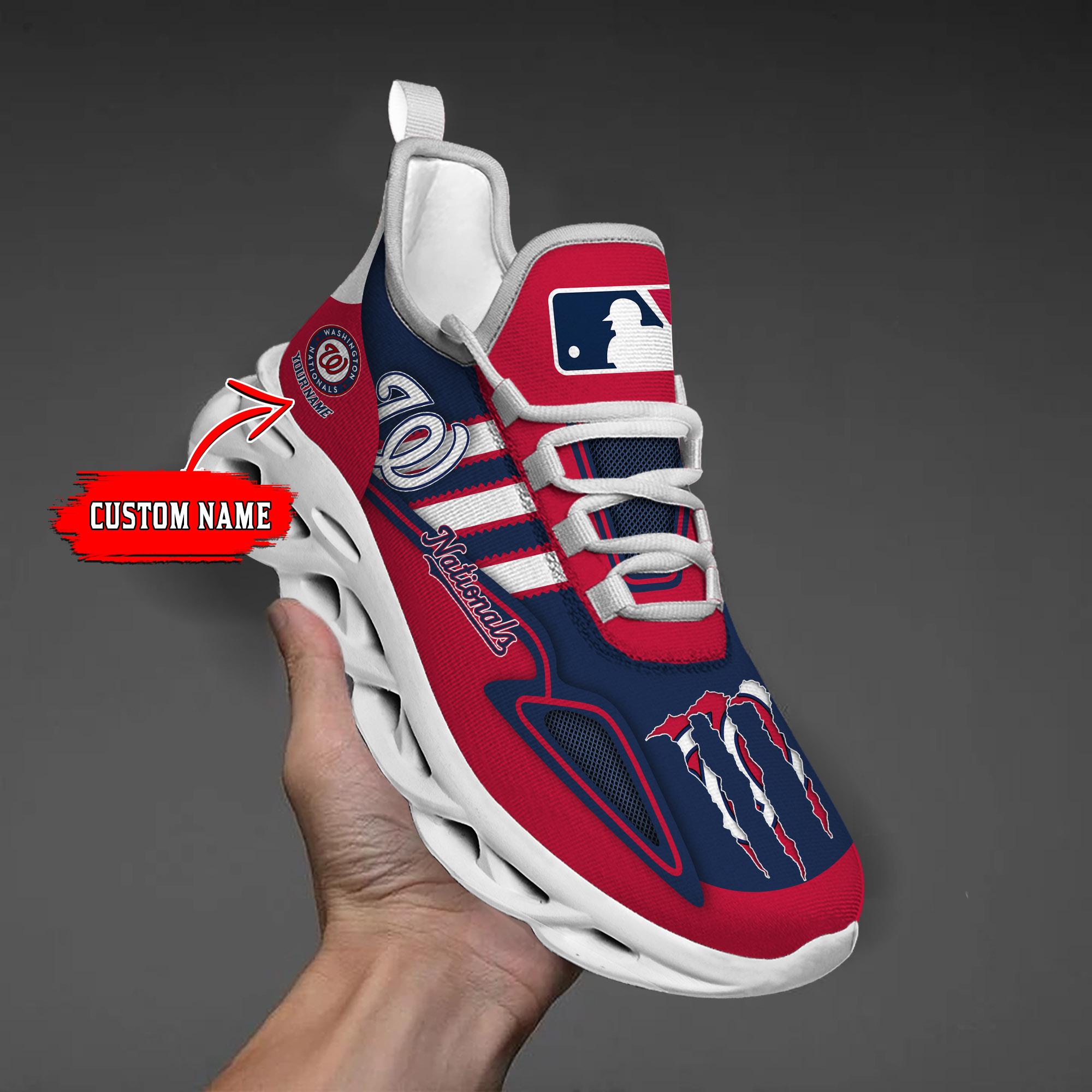 Ideafootwear Washington Nationals Max Soul Shoes Sneakers For Men And Women