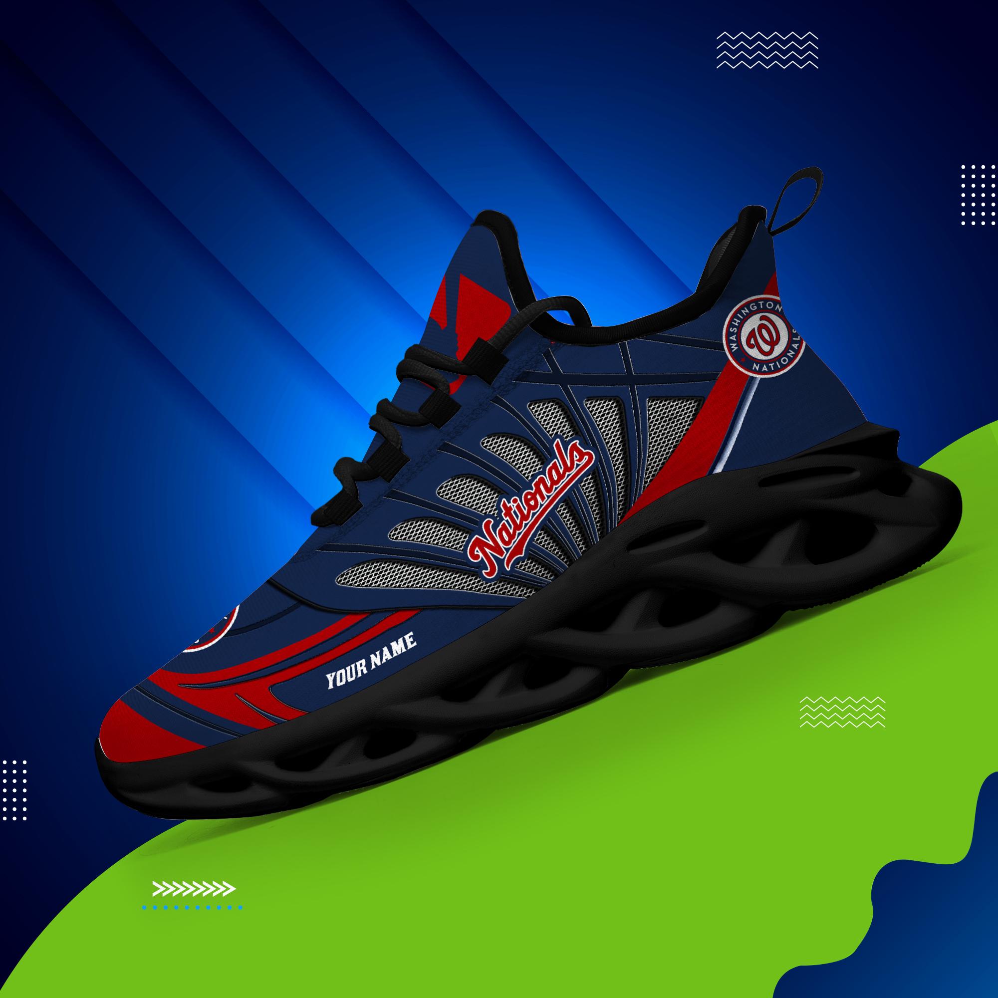 Ideafootwear Washington Nationals Max Soul Shoes Sneakers For Men And Women