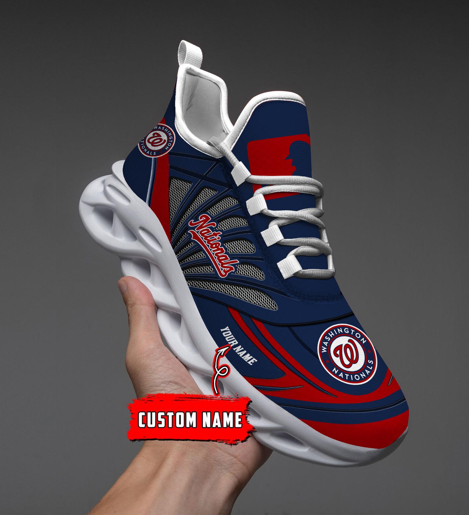 Ideafootwear Washington Nationals Max Soul Shoes Sneakers For Men And Women