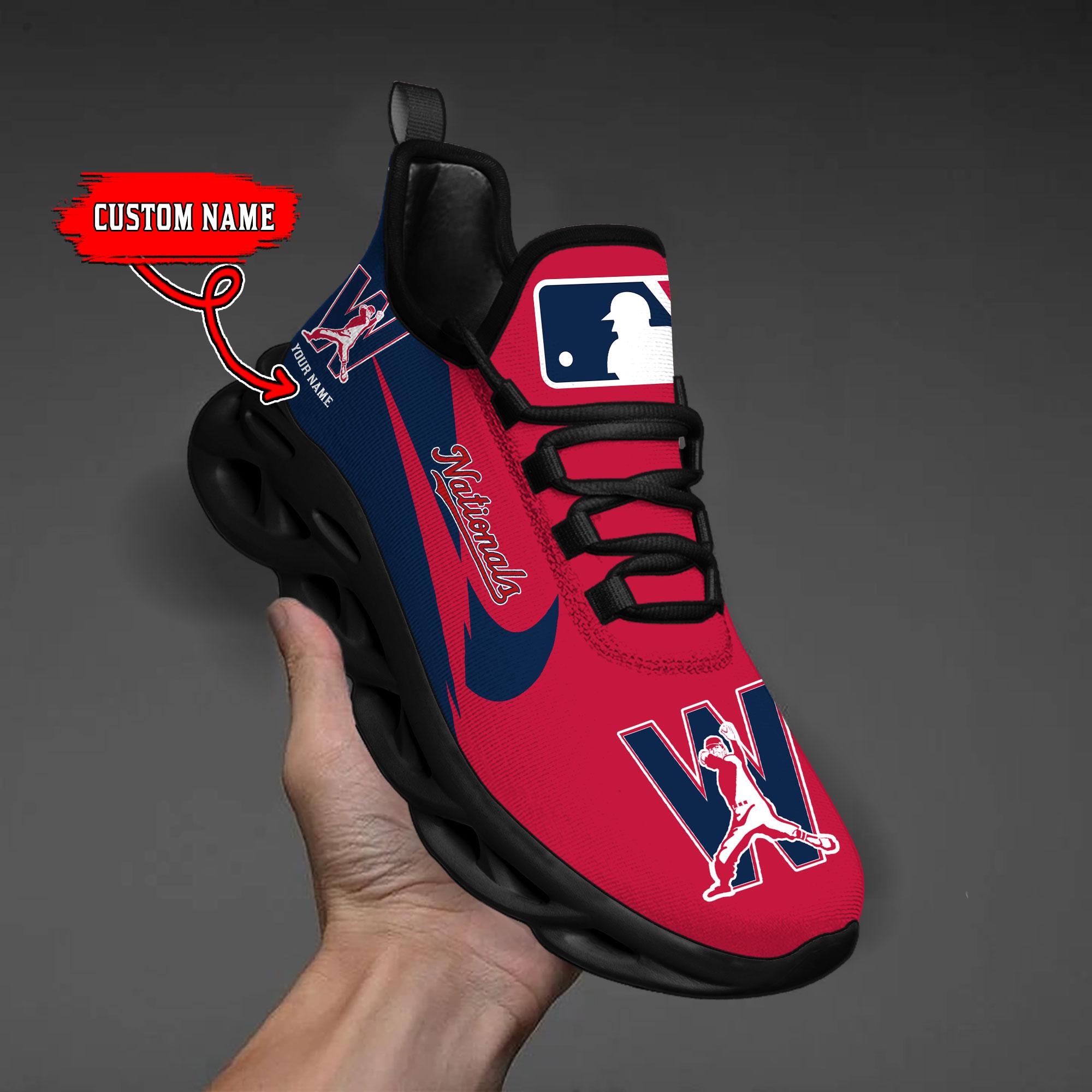 Ideafootwear Washington Nationals Max Soul Shoes Sneakers For Men And Women