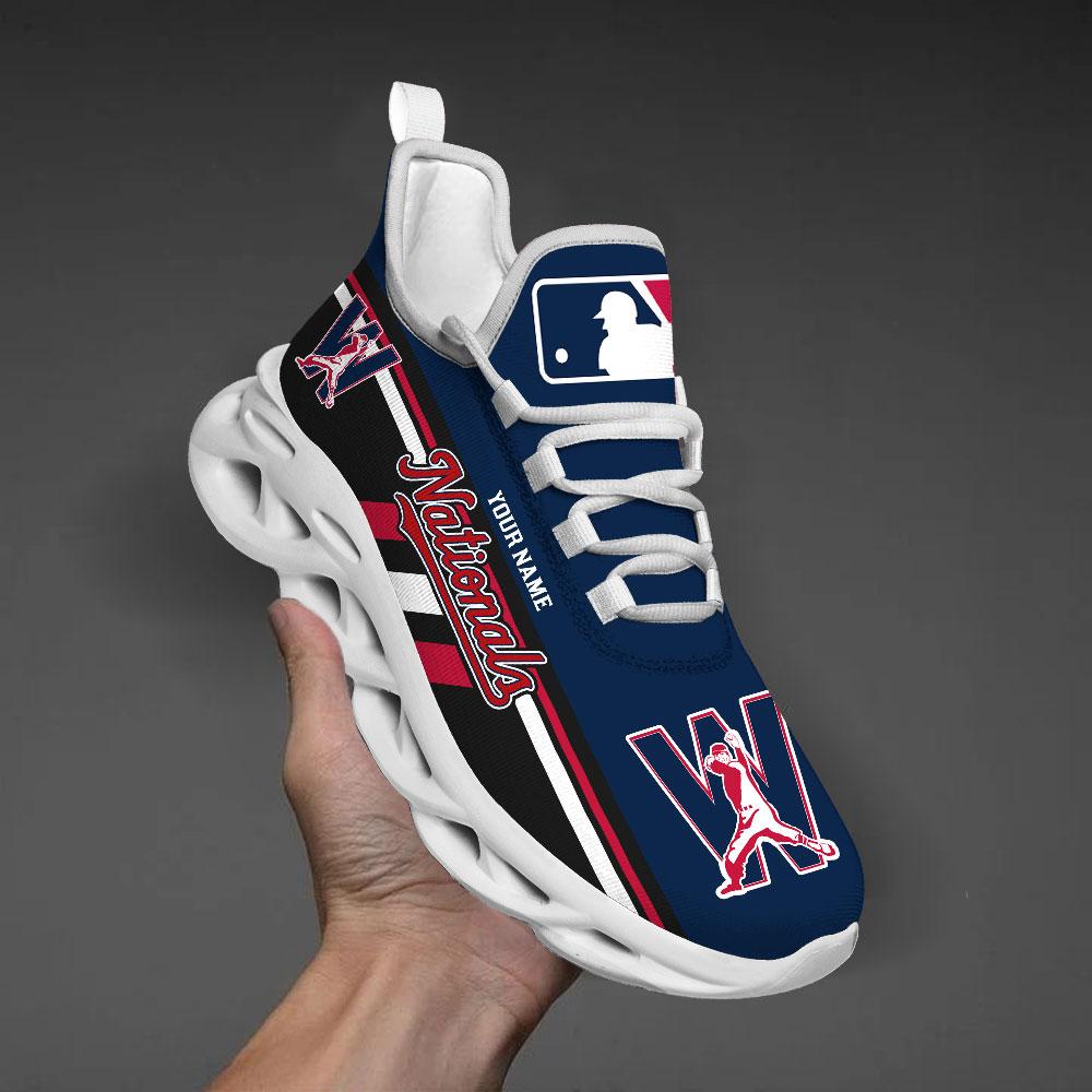 Ideafootwear Washington Nationals Max Soul Shoes Sneakers For Men And Women
