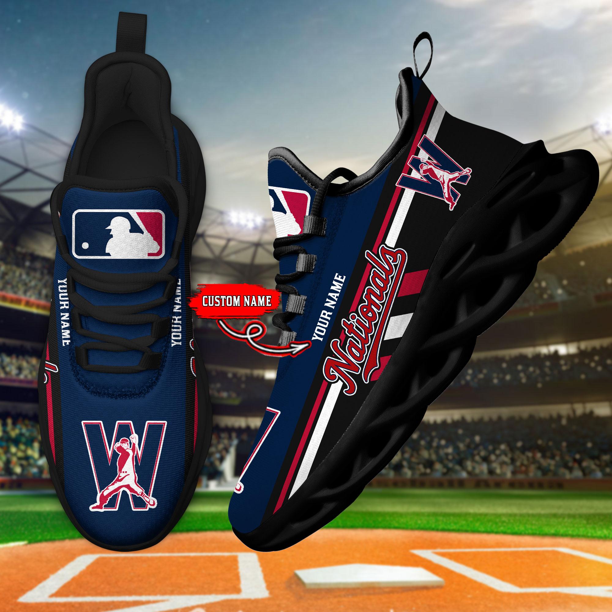 Ideafootwear Washington Nationals Max Soul Shoes Sneakers For Men And Women
