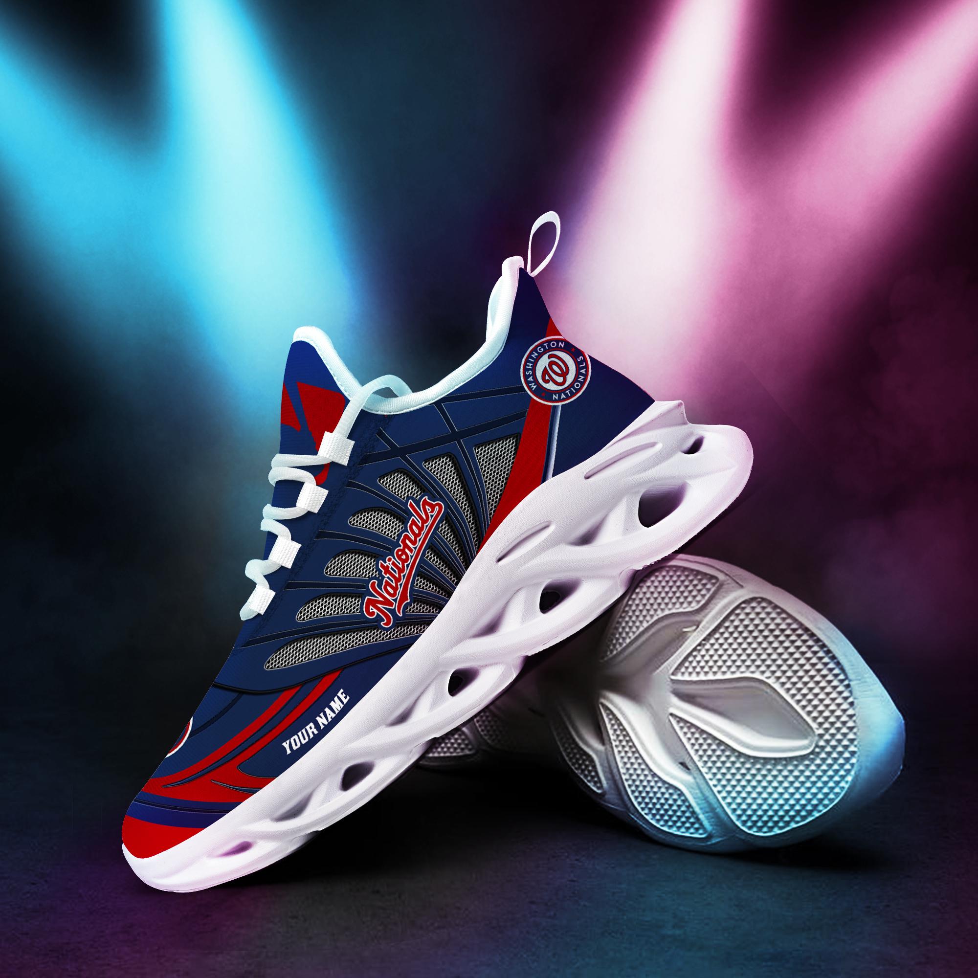 Ideafootwear Washington Nationals Max Soul Shoes Sneakers For Men And Women