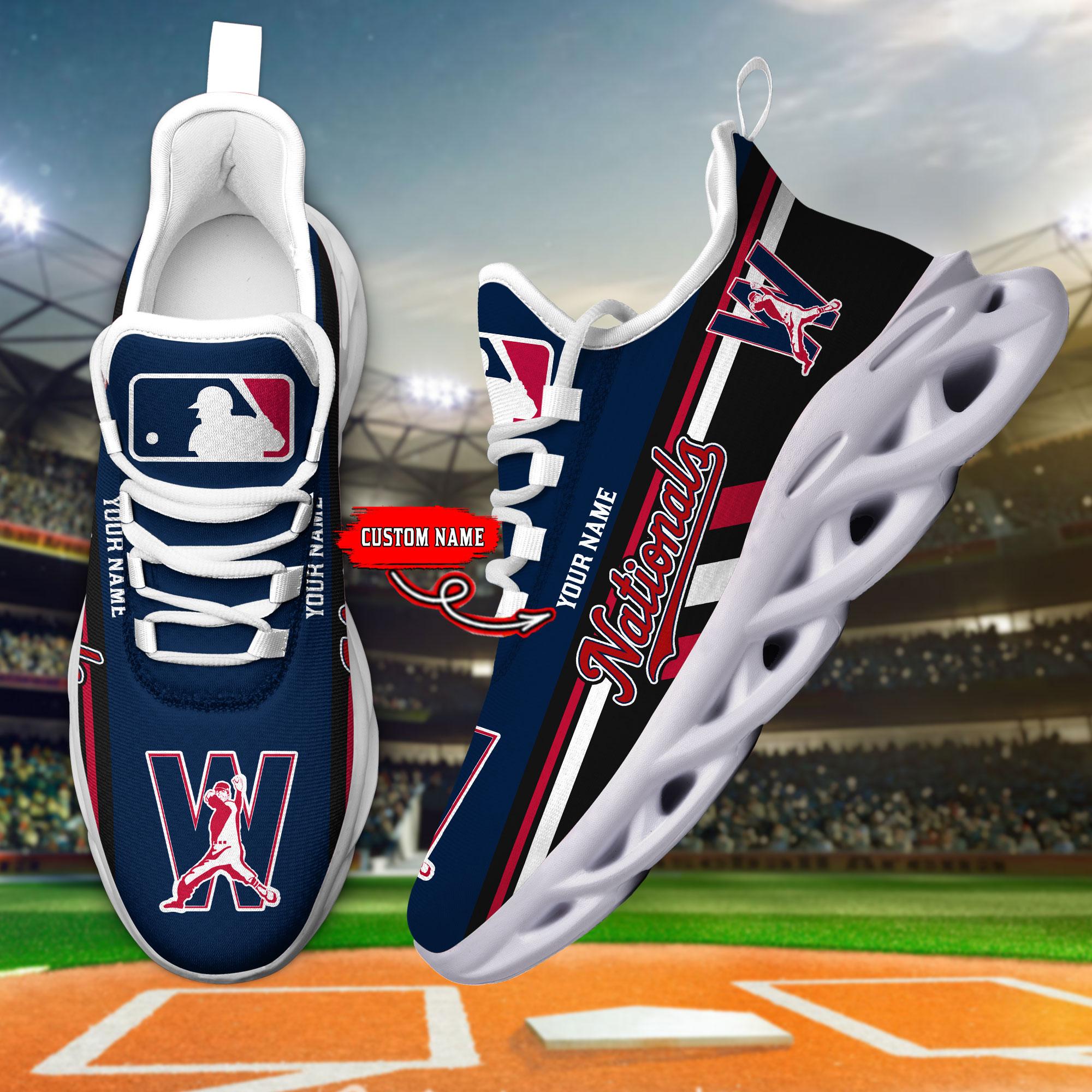 Ideafootwear Washington Nationals Max Soul Shoes Sneakers For Men And Women