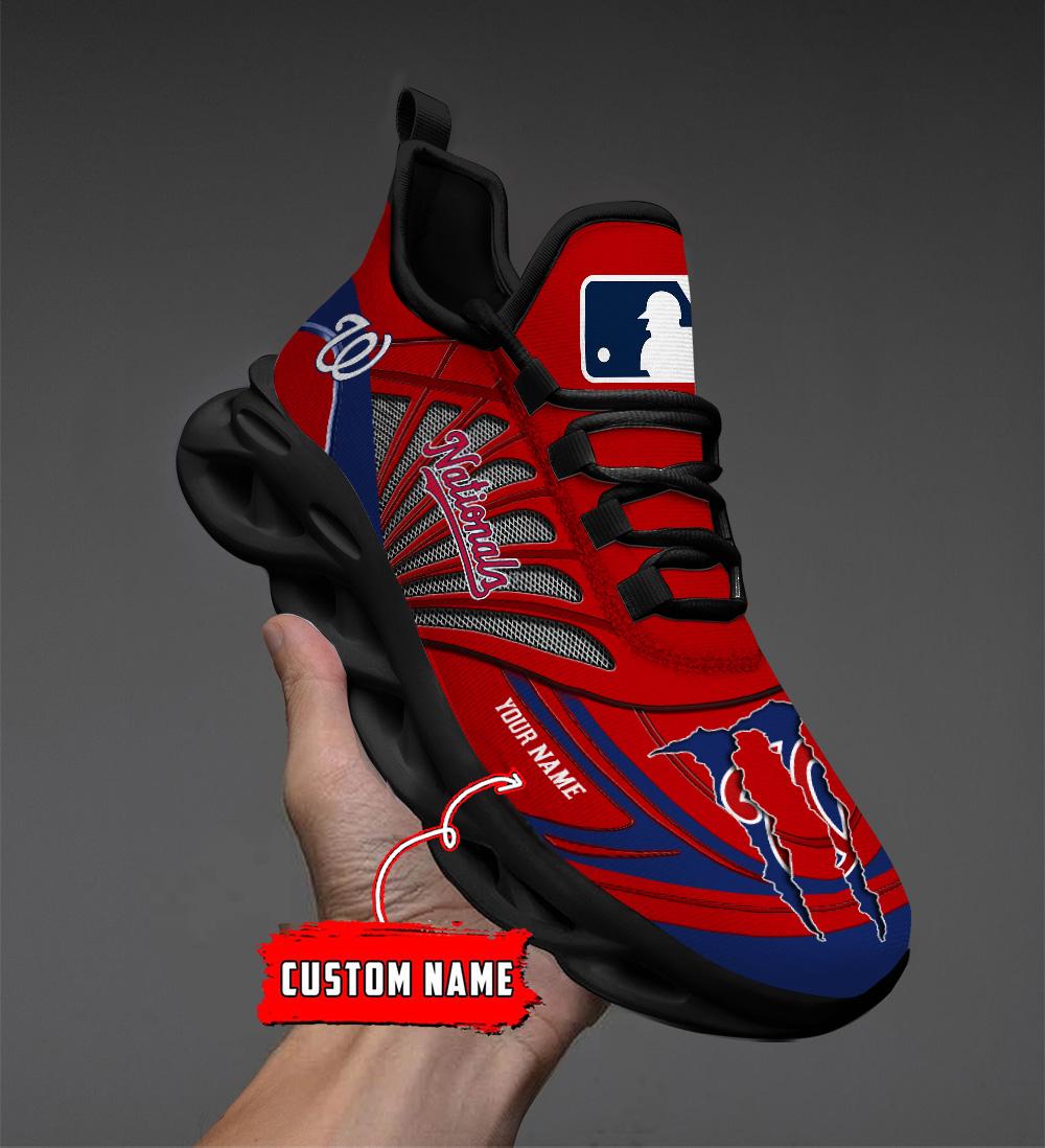 Ideafootwear Washington Nationals Max Soul Shoes Sneakers For Men And Women