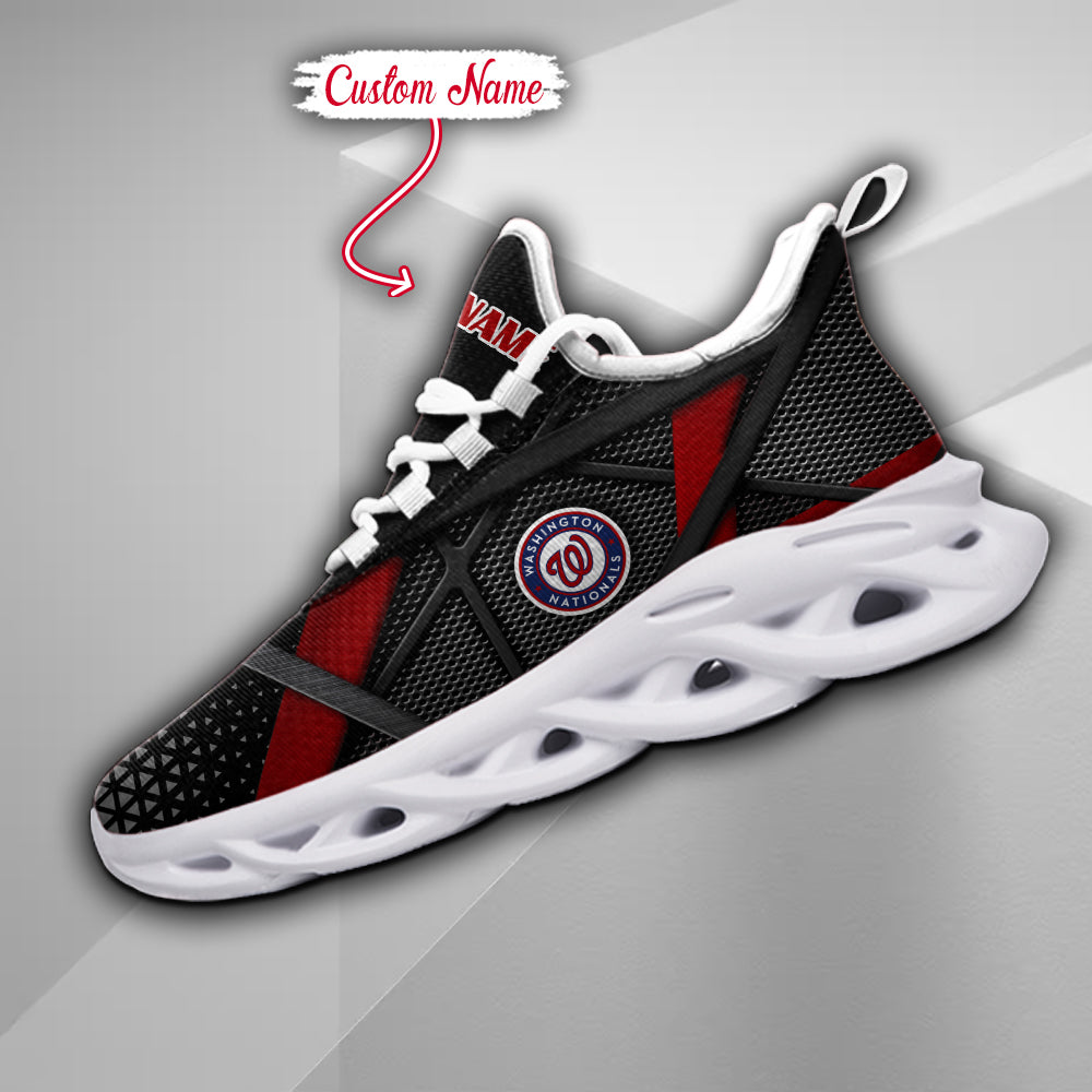Ideafootwear Washington Nationals MLB Max Soul Shoes Sneakers For Men And Women