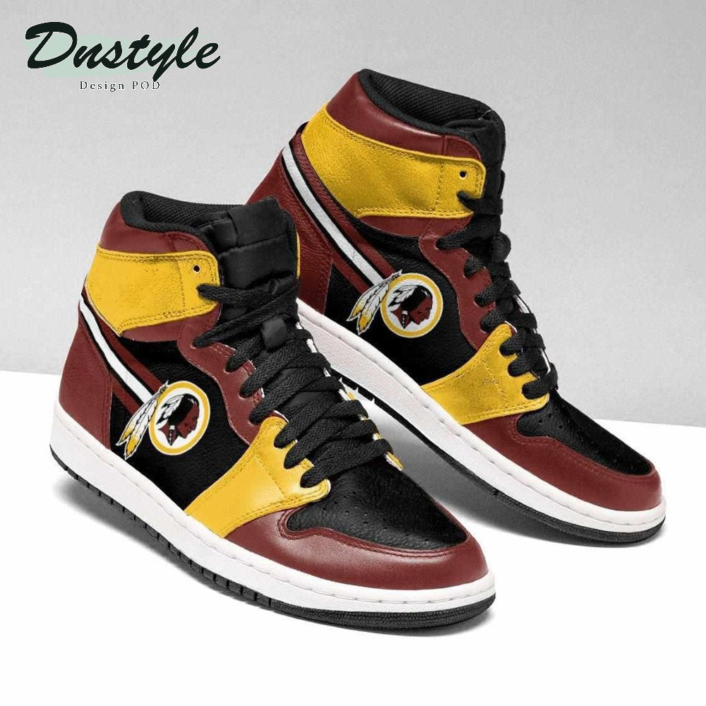 Ideafootwear Washington Redskins NFL AJ1 High Sneakers Shoes For Men And Women
