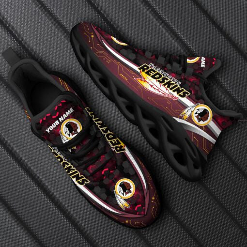 Ideafootwear Washington Redskins NFL Max Soul Shoes Sneakers For Men And Women