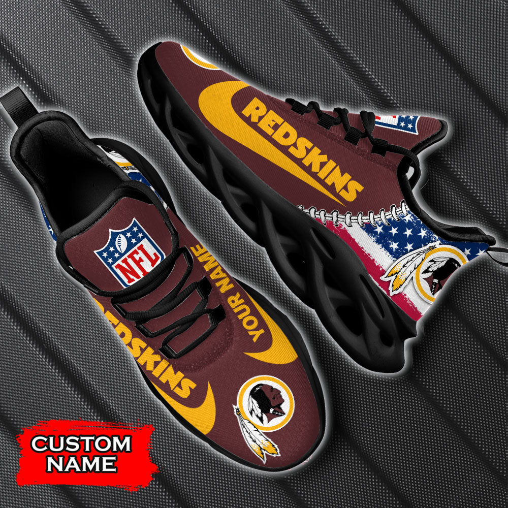 Ideafootwear Washington Redskins NFL Max Soul Shoes Sneakers For Men And Women